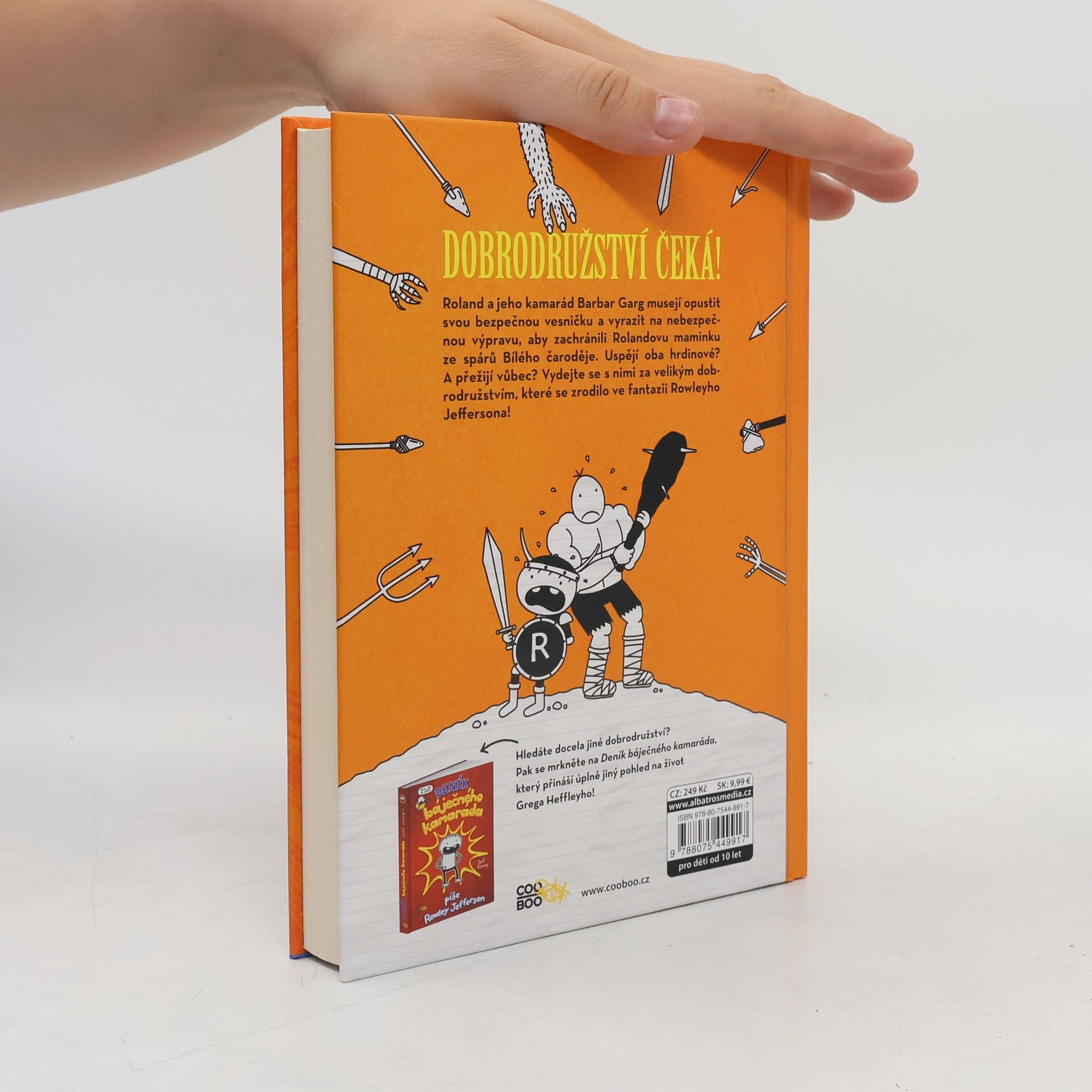 Jeff Kinney Dobrodružství báječných kamarádů. Píše Rowley Jefferson