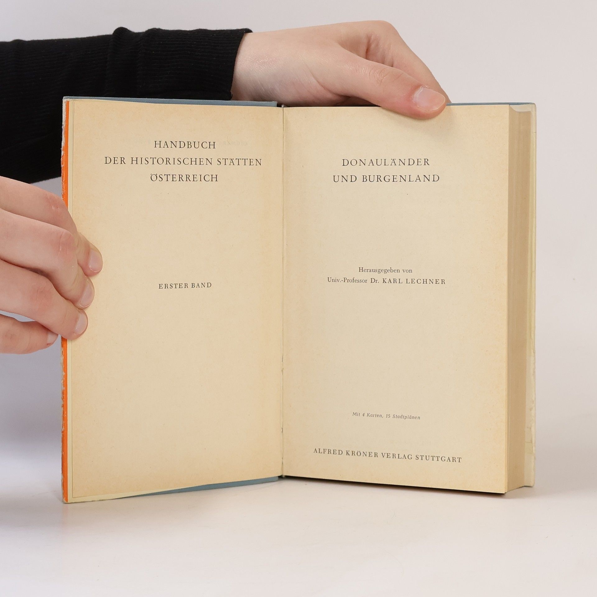 Autorenkollektiv Handbuch der historischen Stätten Österreich I.