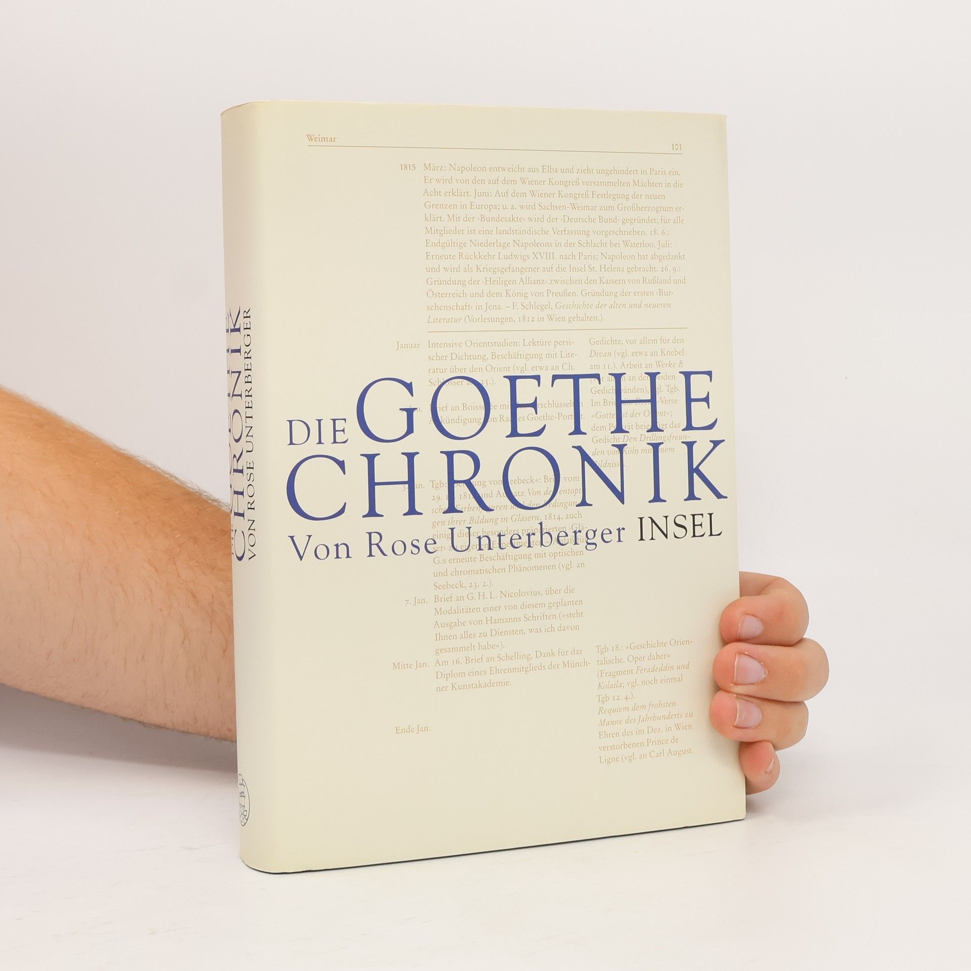 Rose Unterberger Die Goethe-Chronik