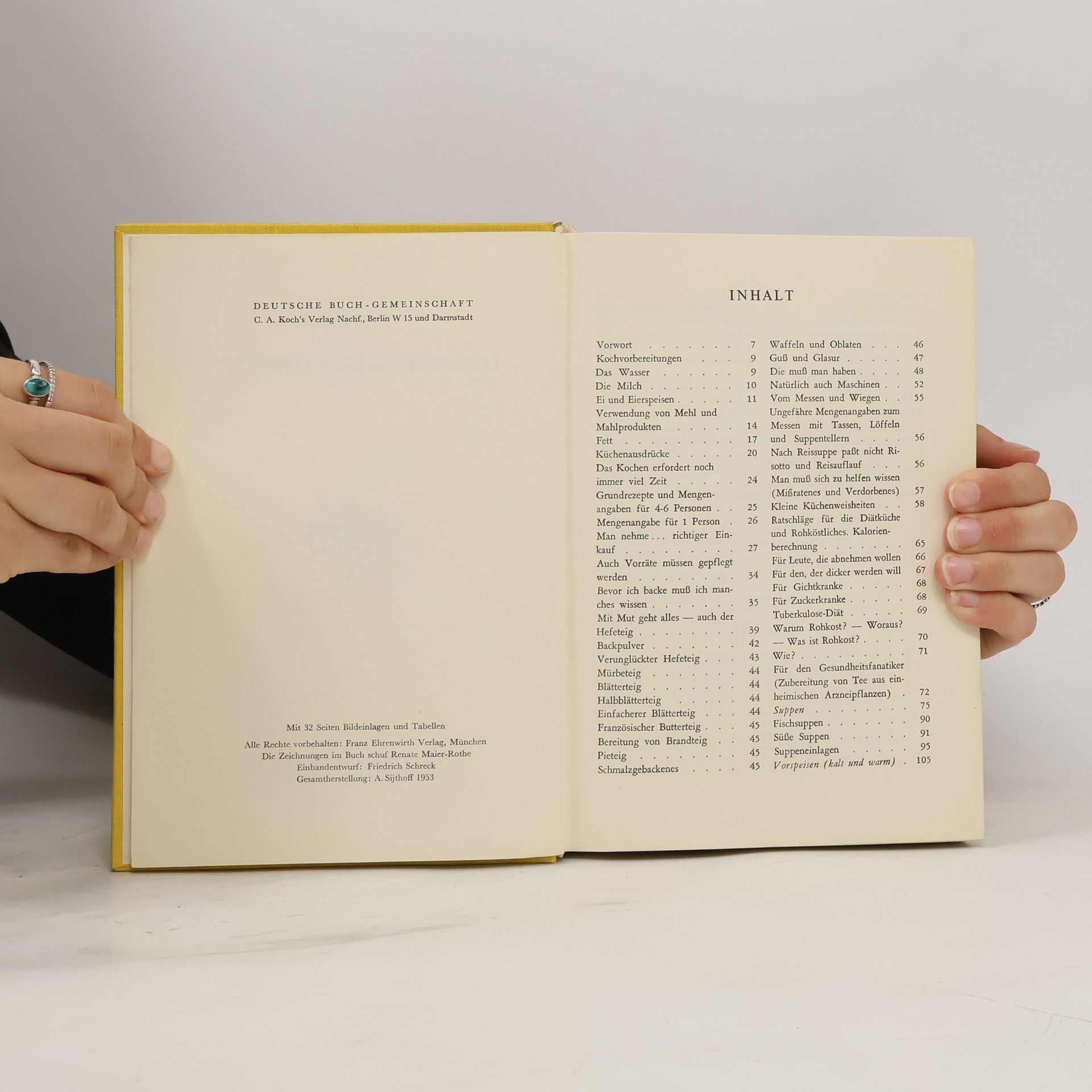 Elly Petersen Das gelbe Kochbuch