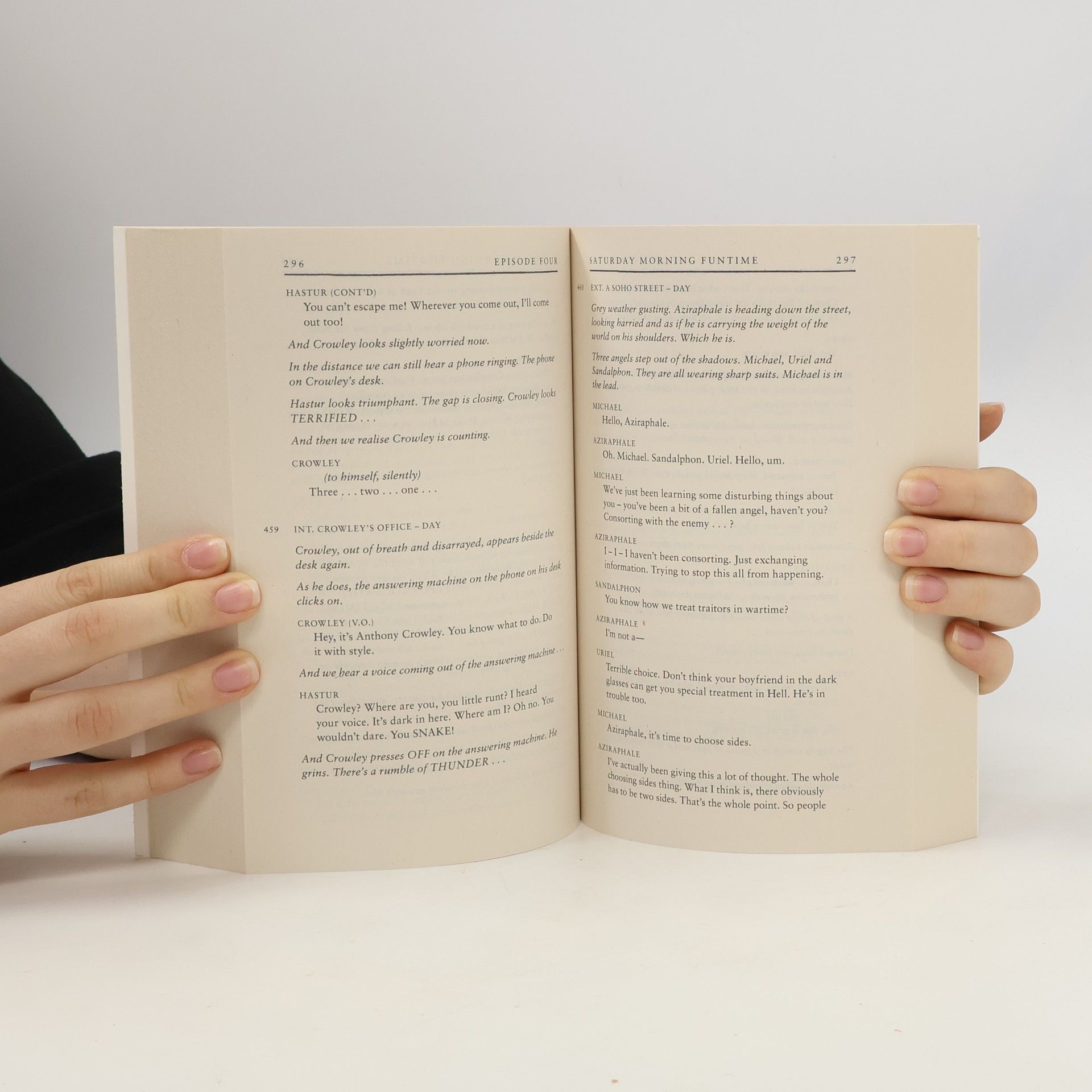 Neil Gaiman The Quite Nice and Fairly Accurate Good Omens Script Book