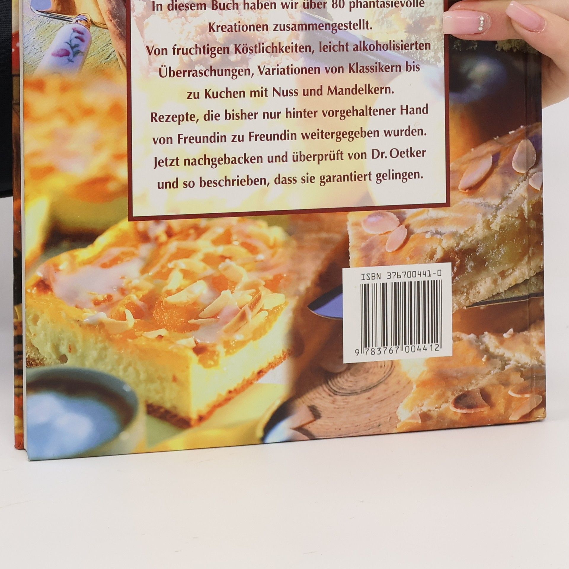 Carola Reich Dr. Oetker Mode-Kuchen vom Blech