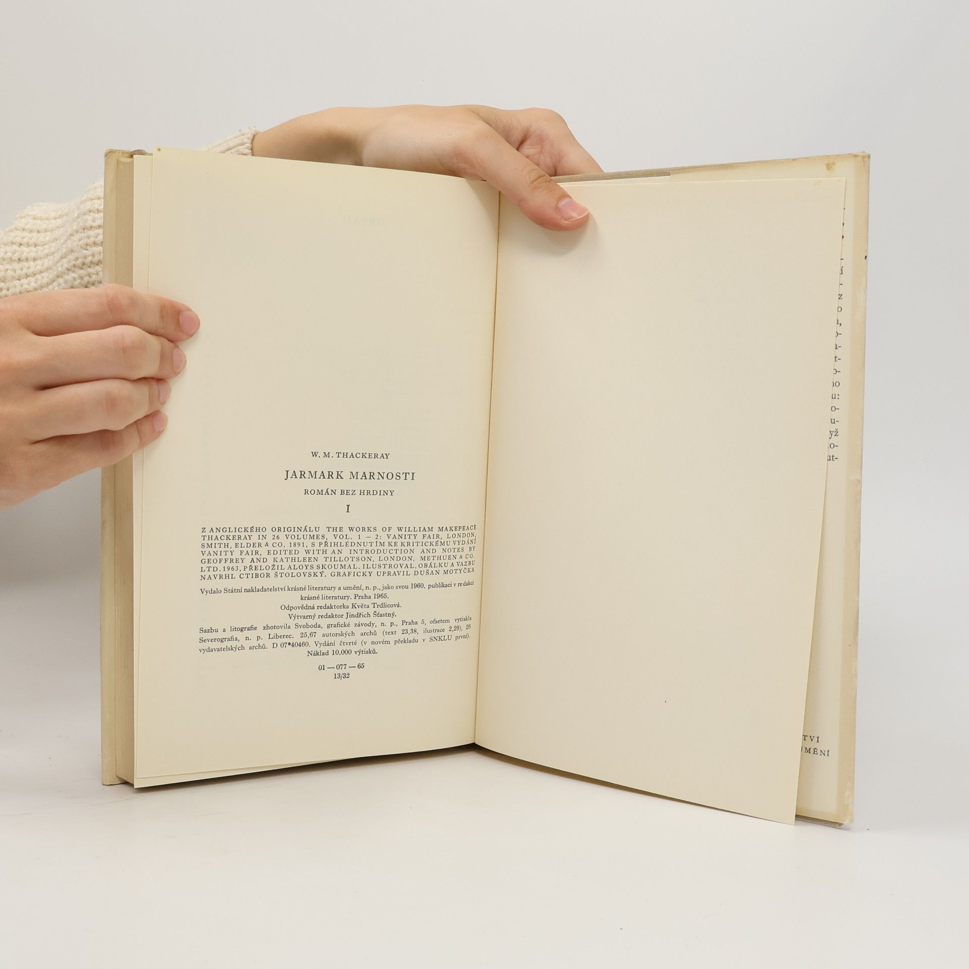 William Makepeace Thackeray Jarmark marnosti I