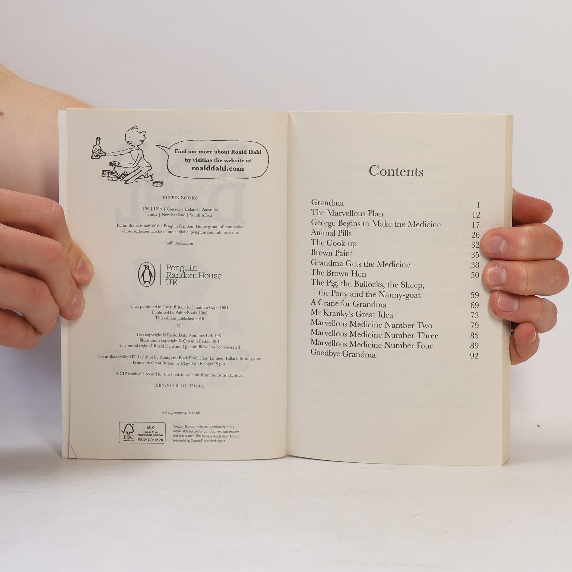 Roald Dahl George's Marvellous Medicine