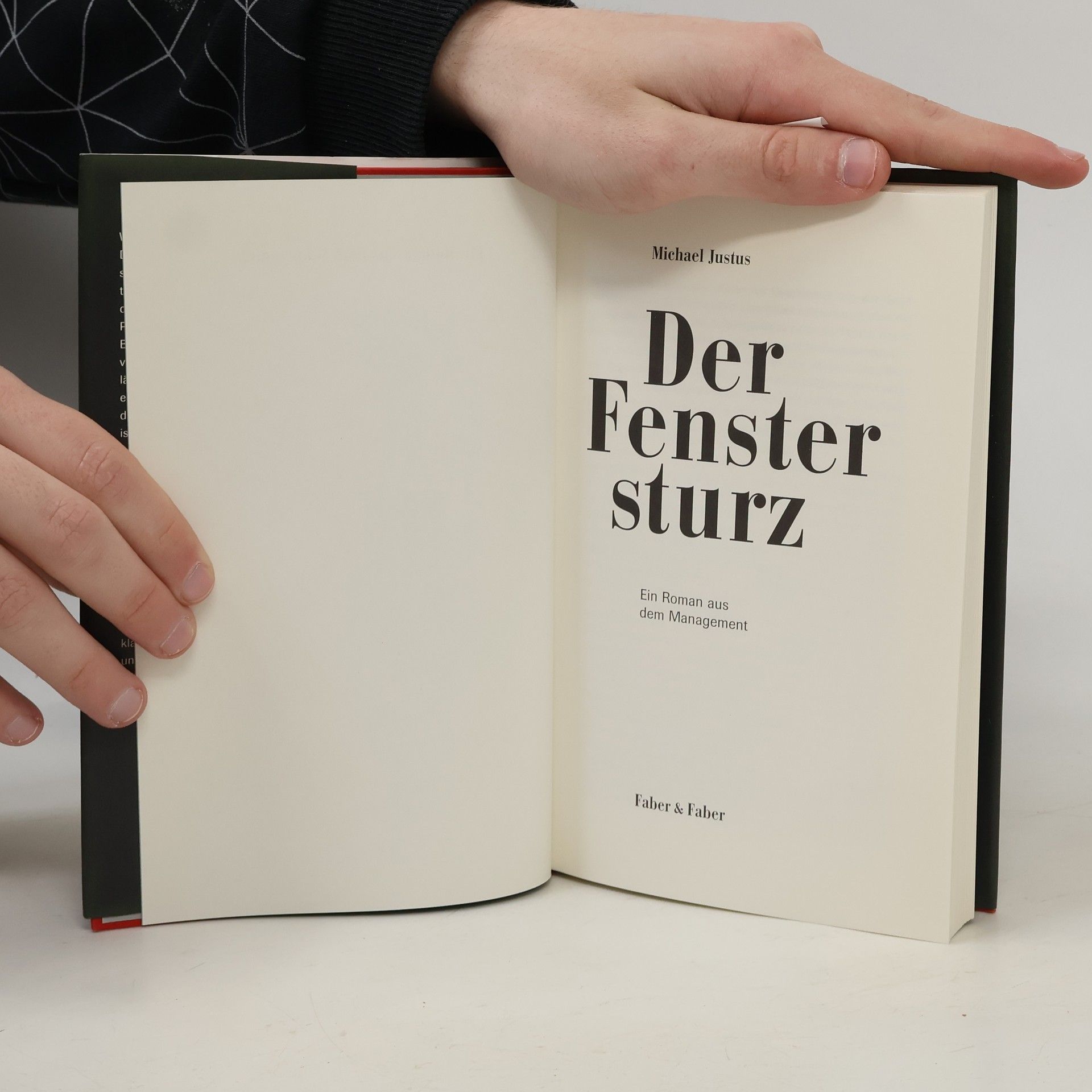 Michael Justus Der Fenstersturz