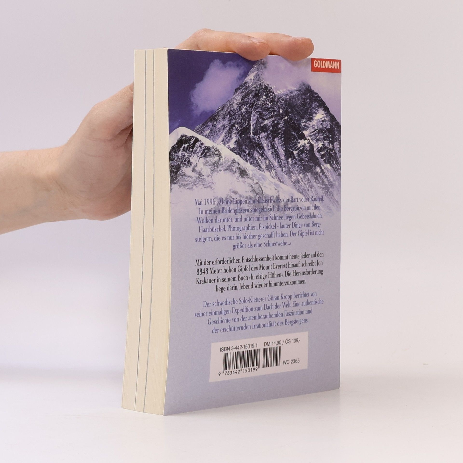 Göran Kropp Allein auf den Everest