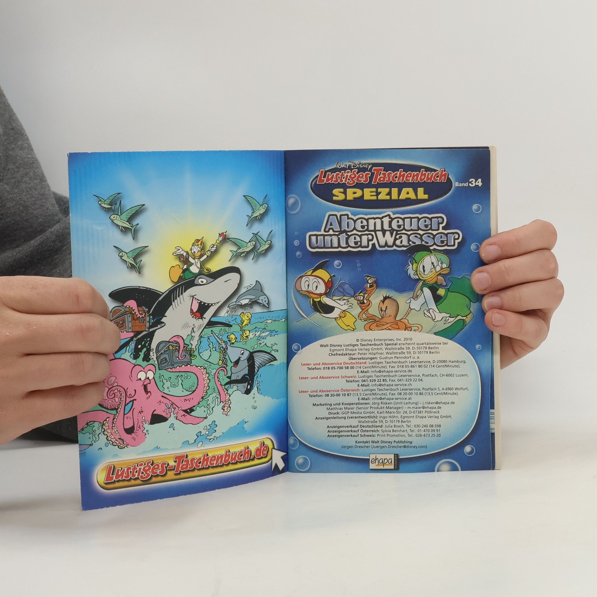 Walt Disney Lustiges Taschenbuch Spezial 34. Abenteuer unter Wasser
