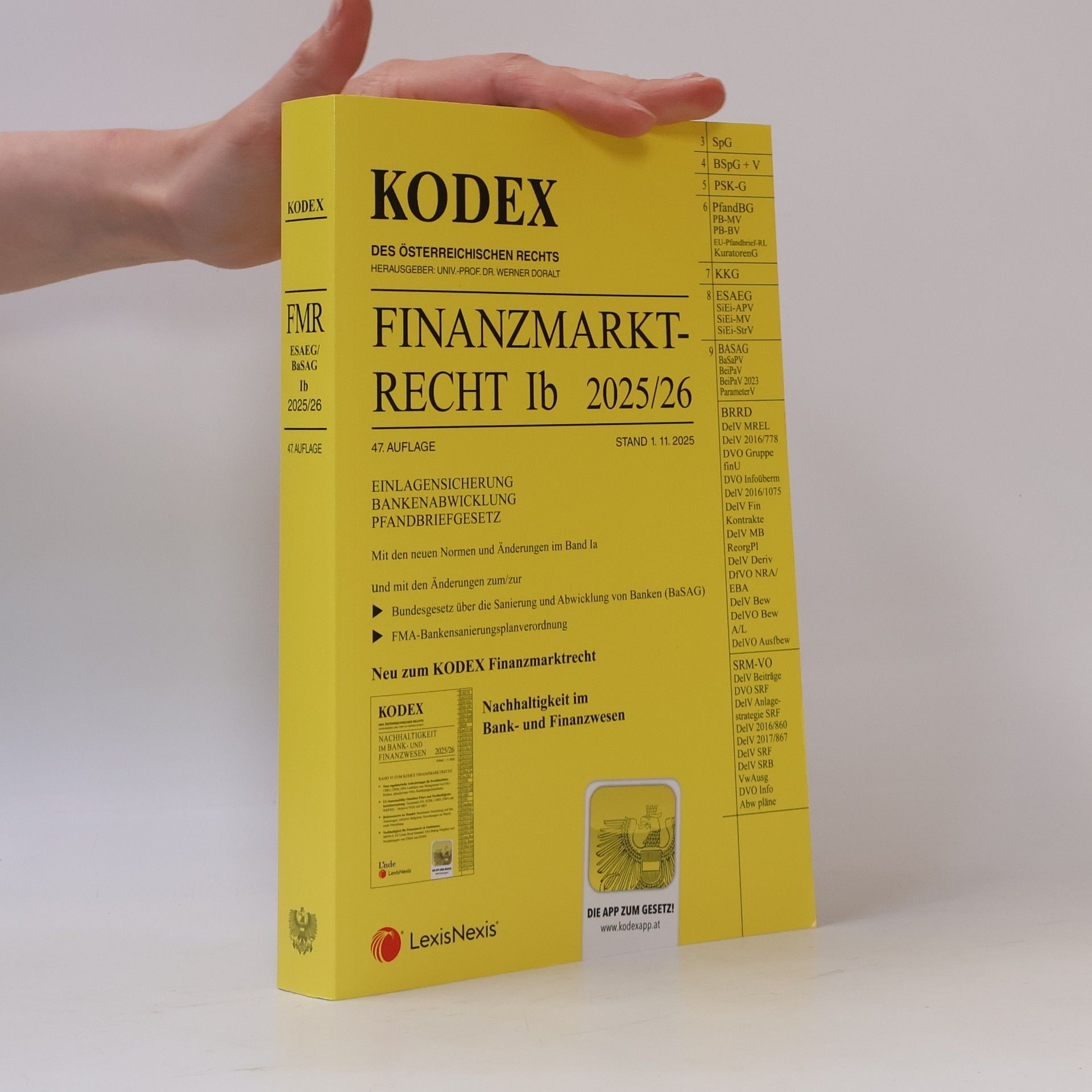 Werner Doralt Kodex des Österreichischen Rechts - Ib: Finanzmarktrecht Ib 2025/26