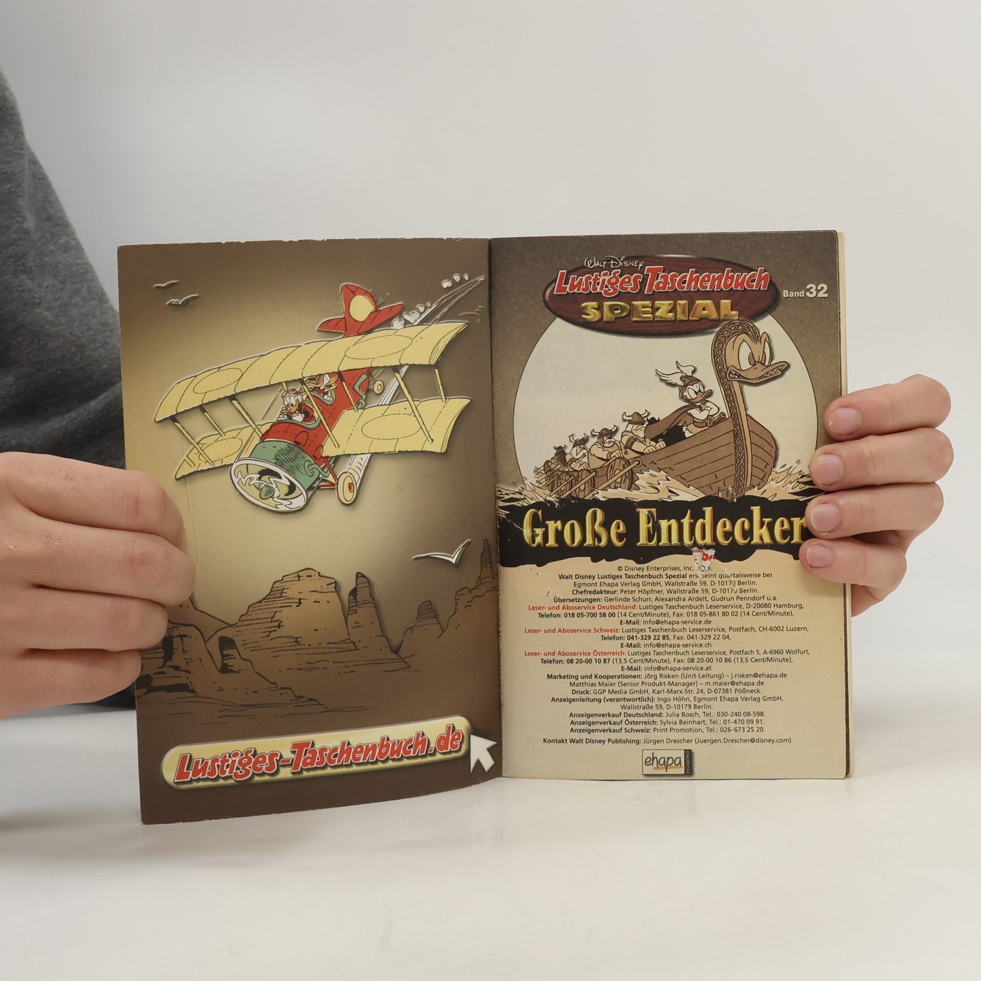 Walt Disney Lustiges Taschenbuch Spezial 32. Große Entdecker