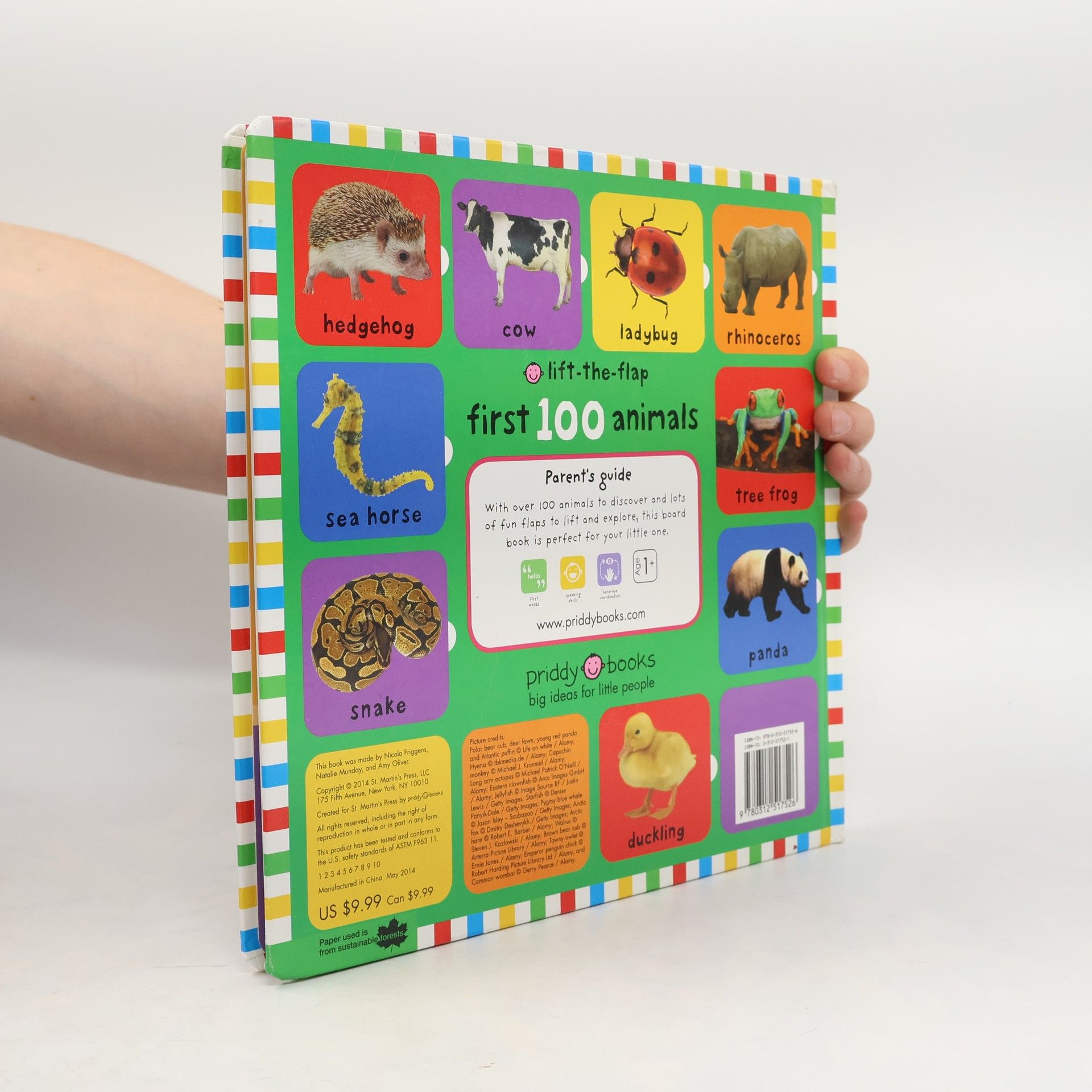 Roger Priddy First 100 Animals Lift-the-Flap