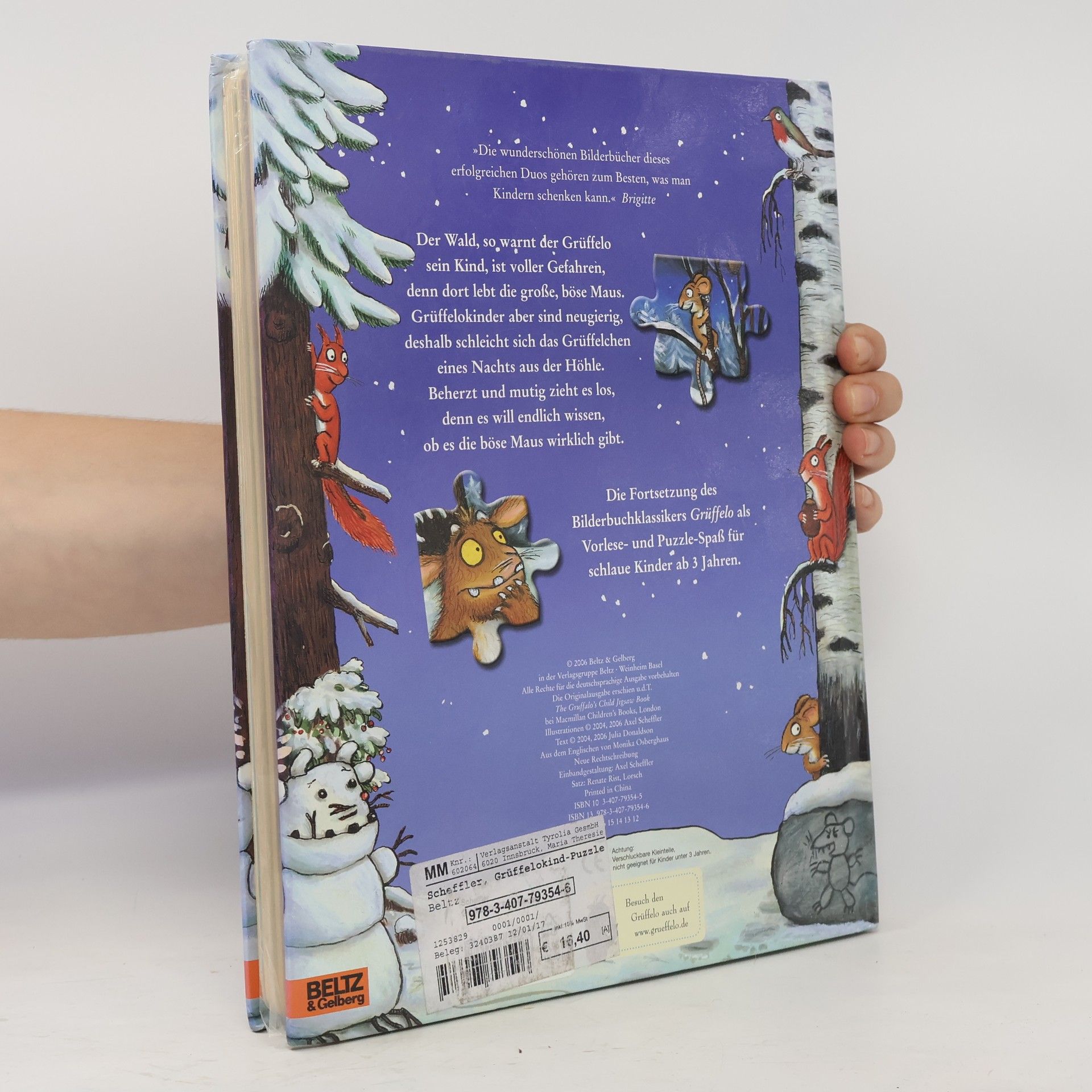 Axel Scheffler Der Grüffelo. Das Grüffelokind-Puzzle-Buch