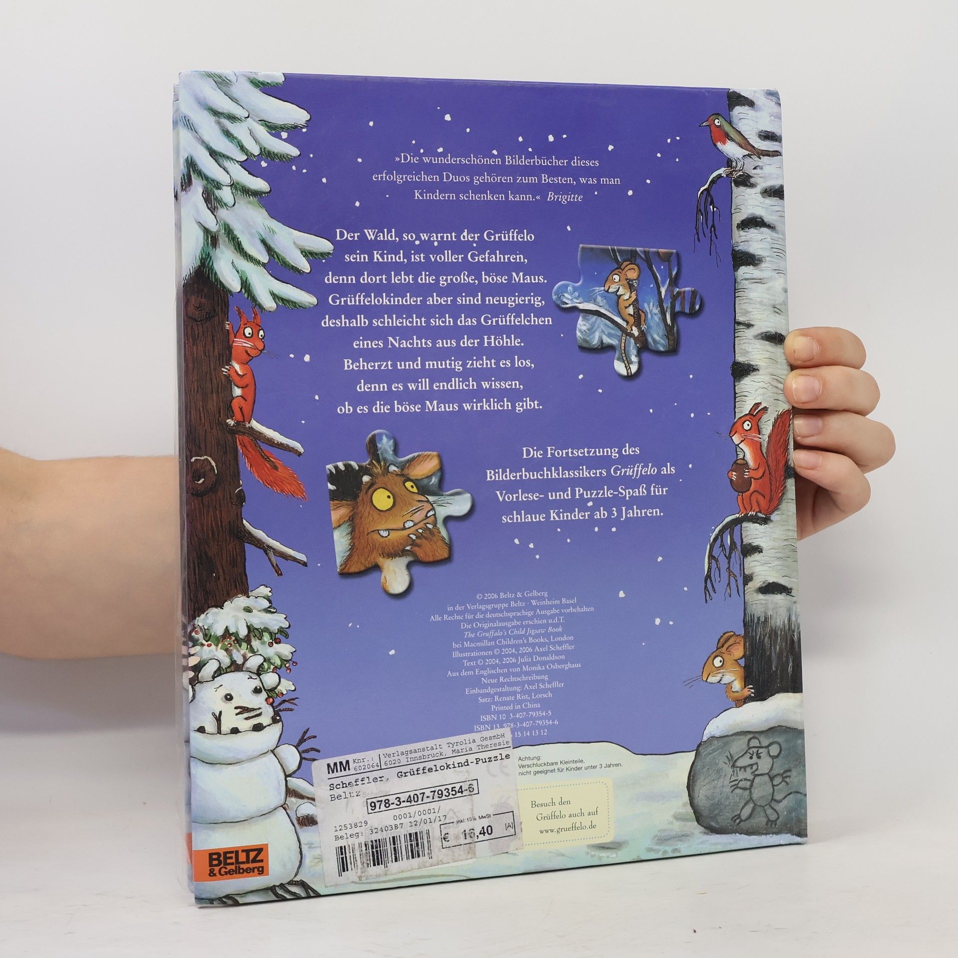 Axel Scheffler Der Grüffelo. Das Grüffelokind-Puzzle-Buch