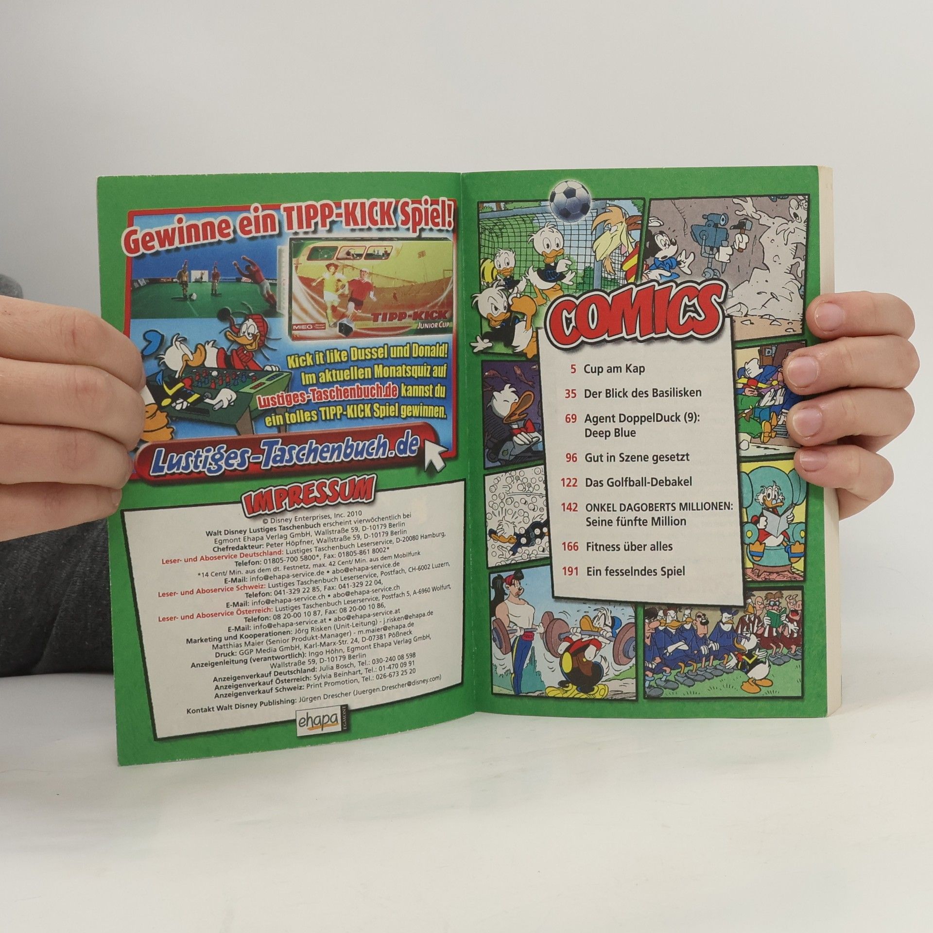 Walt Disney Lustiges Taschenbuch 403. Cup am Kap