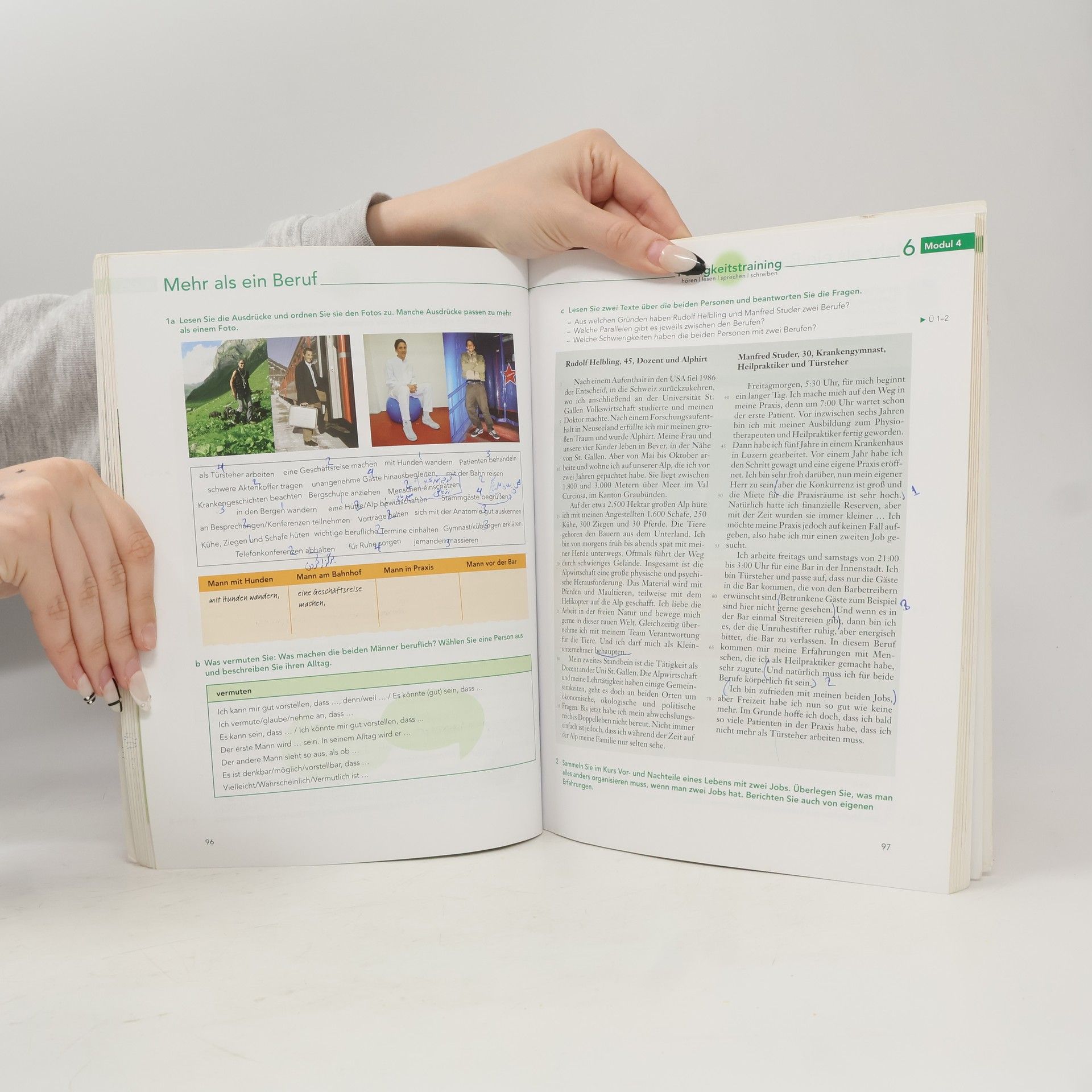 Kolektiv autorů Aspekte Mittelstufe Deutsch: Lehrbuch 1 B1+