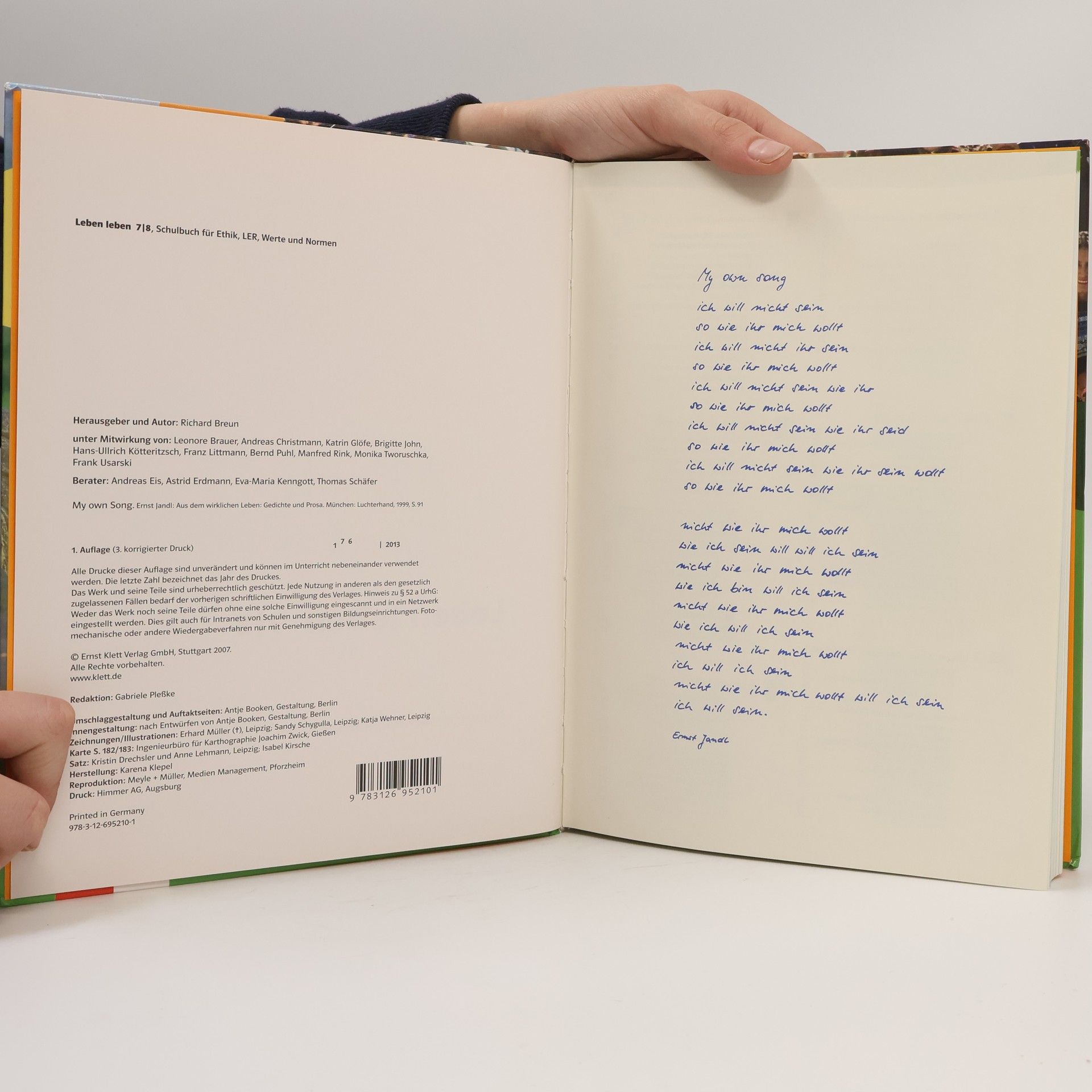 Richard Breun Leben leben Neu. 7./8. Schülerbuch