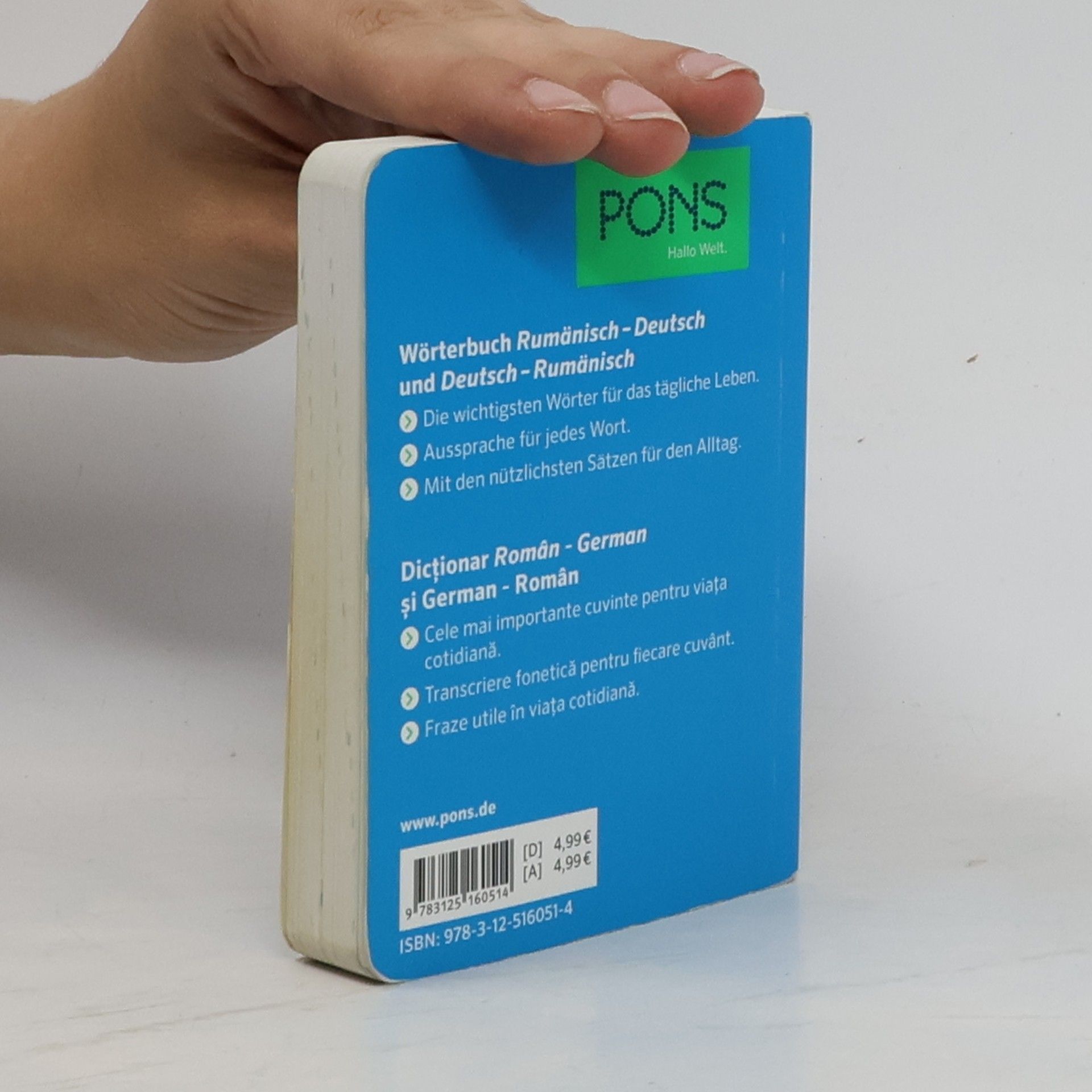 Anette Dralle PONS Das kleine Wörterbuch Rumänisch