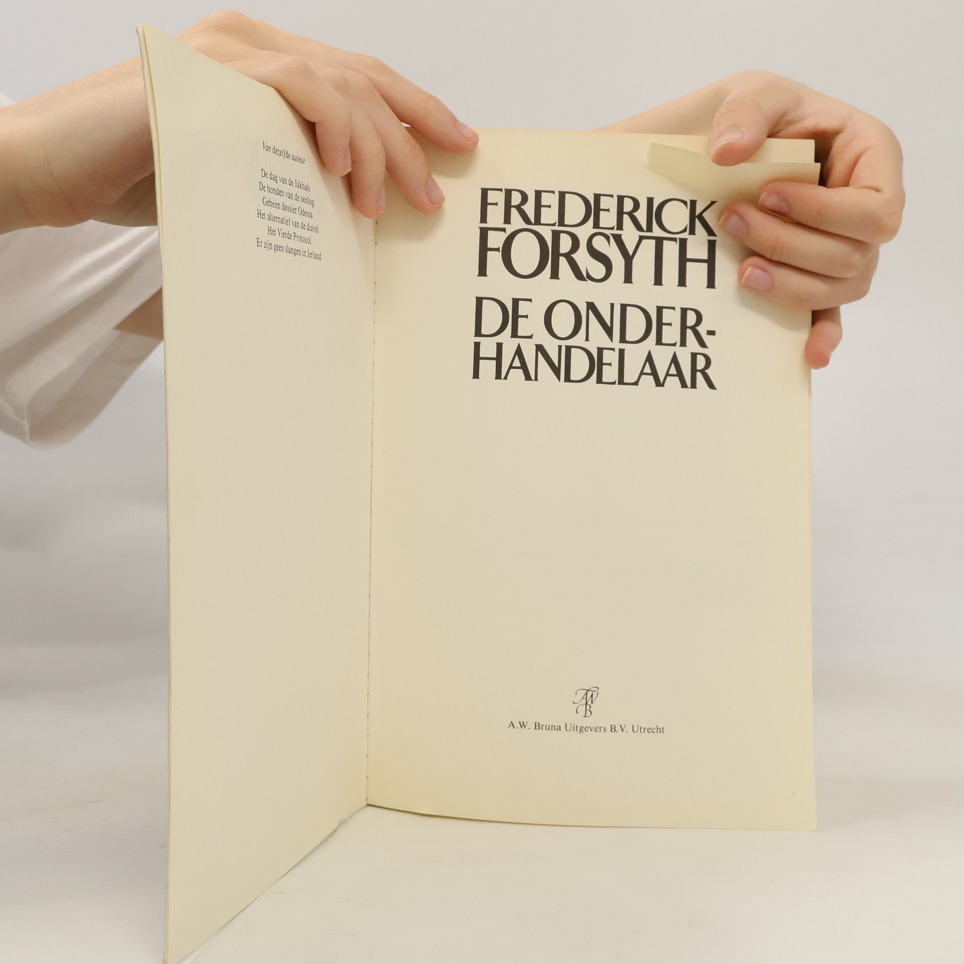 Frederick Forsyth De onderhandelaar