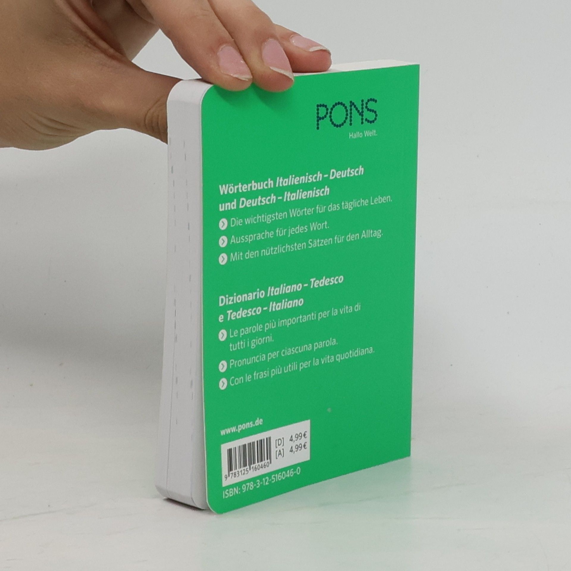 PONS Das kleine Wörterbuch Italienisch
