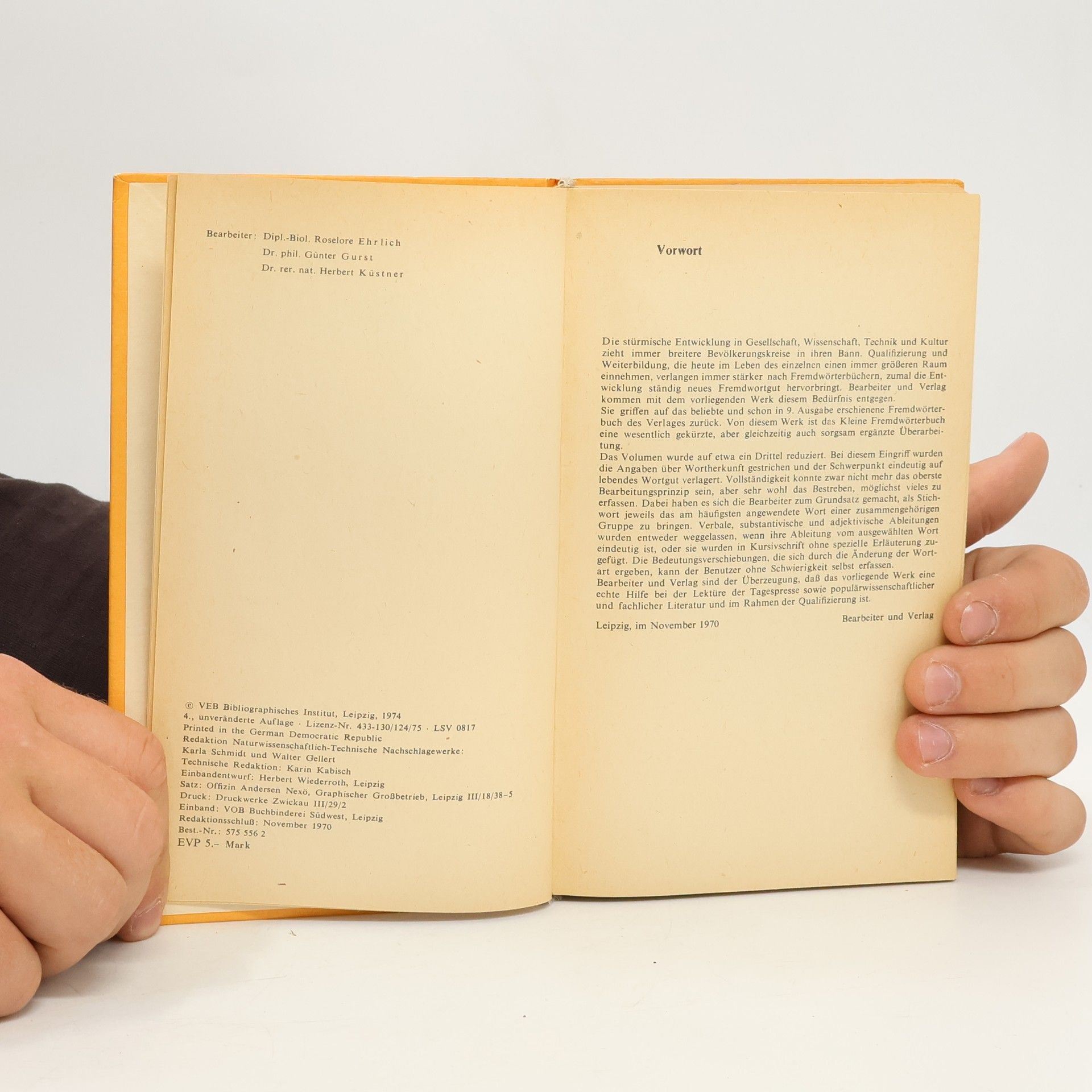 Roselore Ehrlich Kleines Fremdwörterbuch