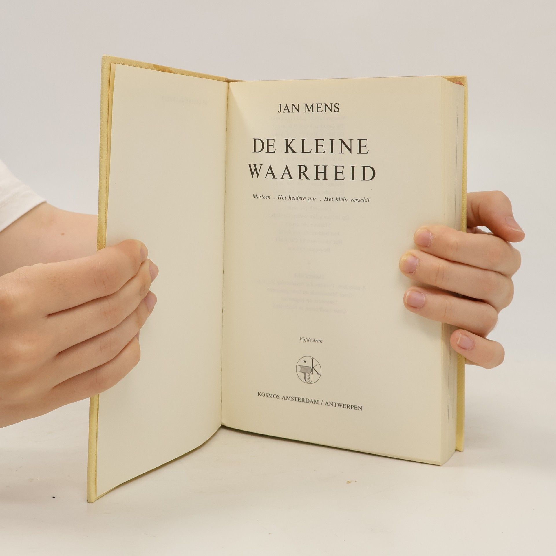 Jan Mens De kleine waarheid
