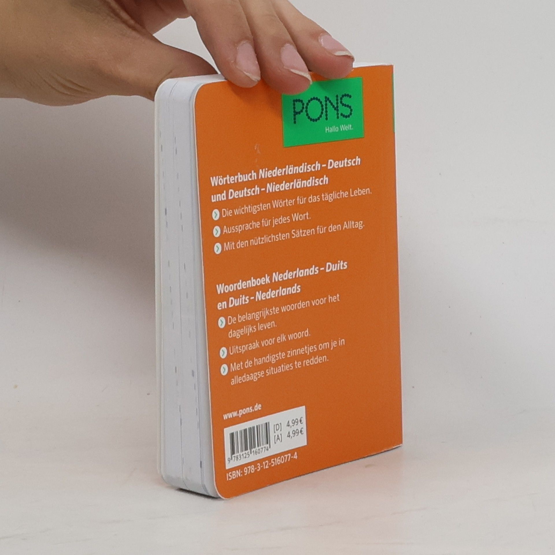 Hans Beelen PONS Das kleine Wörterbuch Niederländisch
