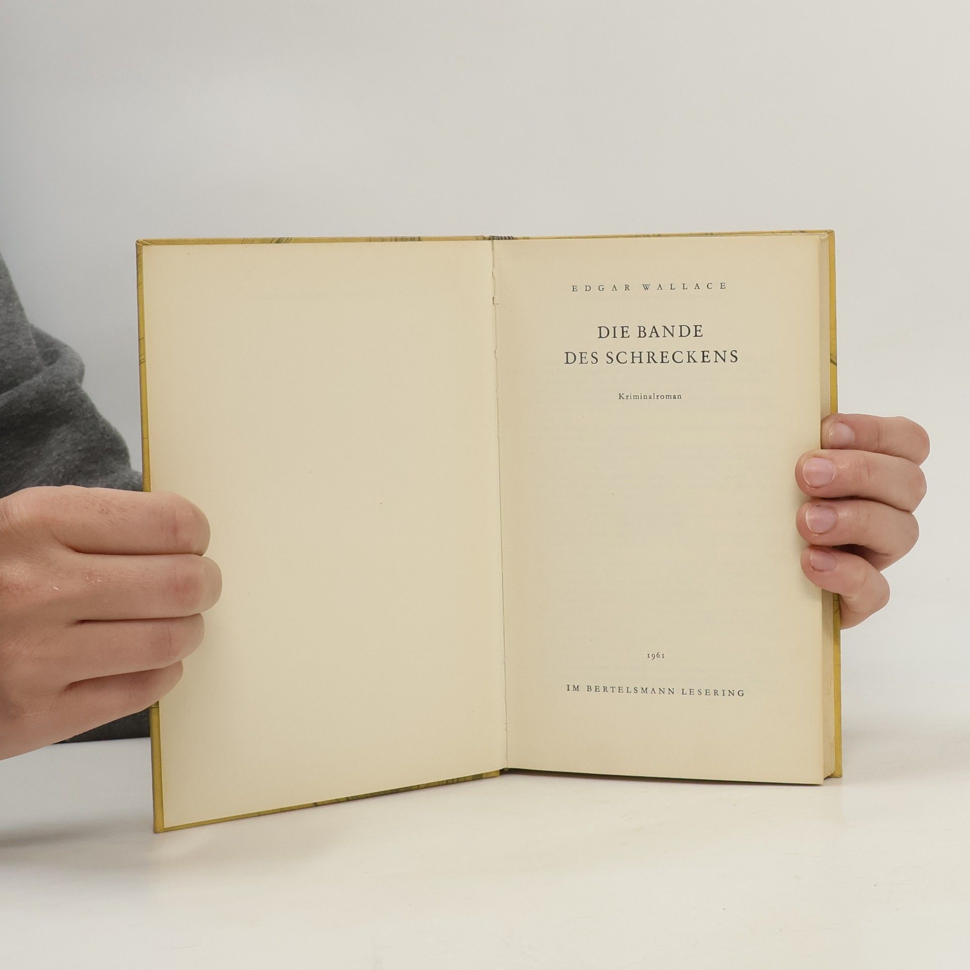 Edgar Wallace Die Bande des Schreckens
