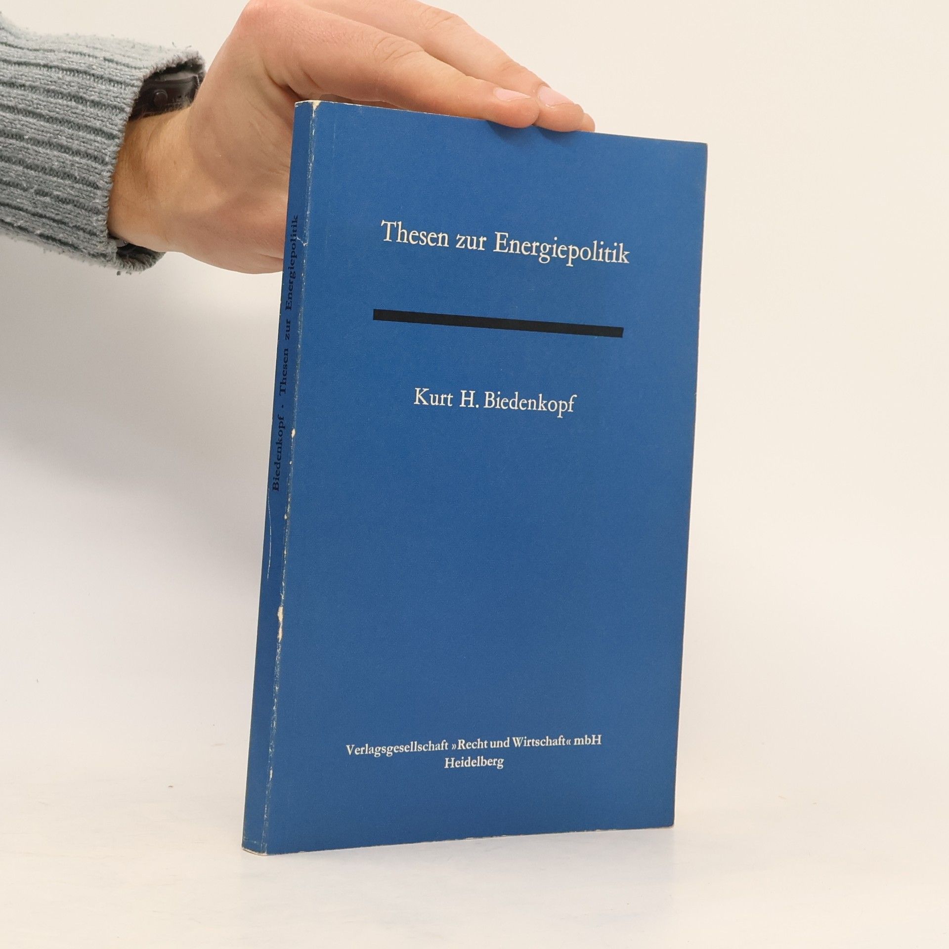 Kurt Biedenkopf Thesen zur Energiepolitik