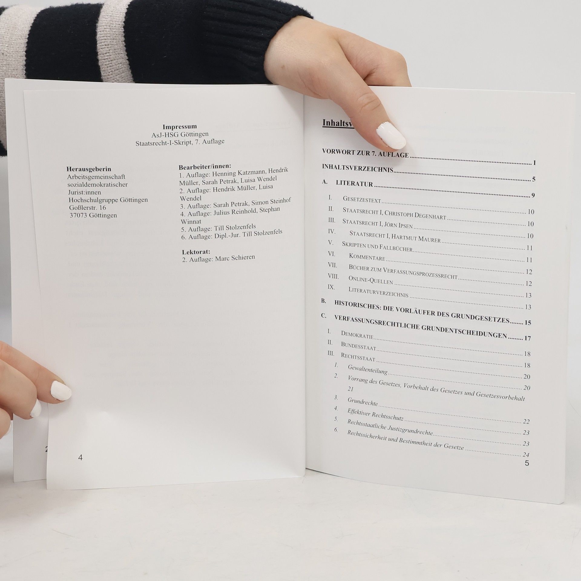 Autorenkollektiv Staatsrecht I