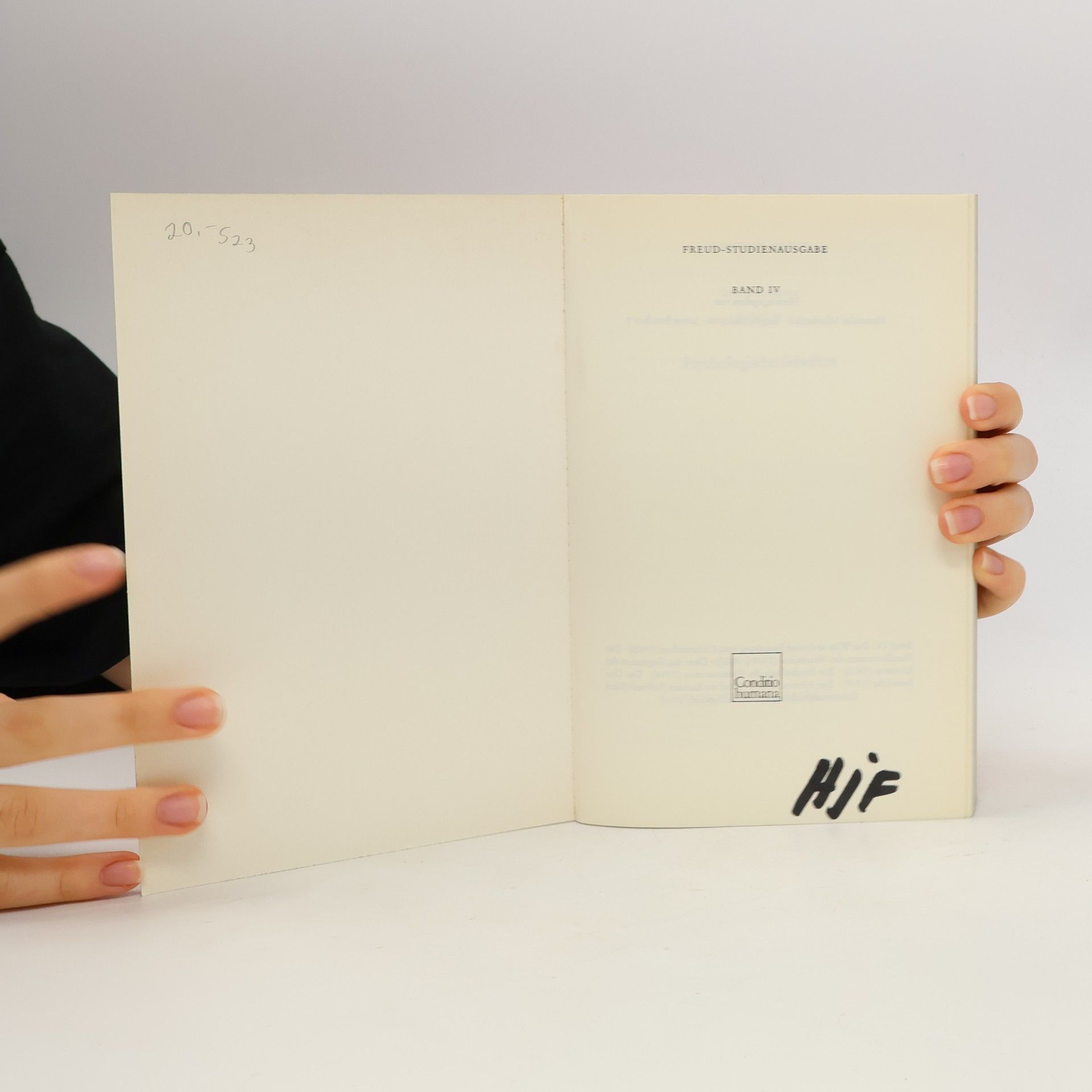 Sigmund Freud Psychologische Schriften Bd. IV