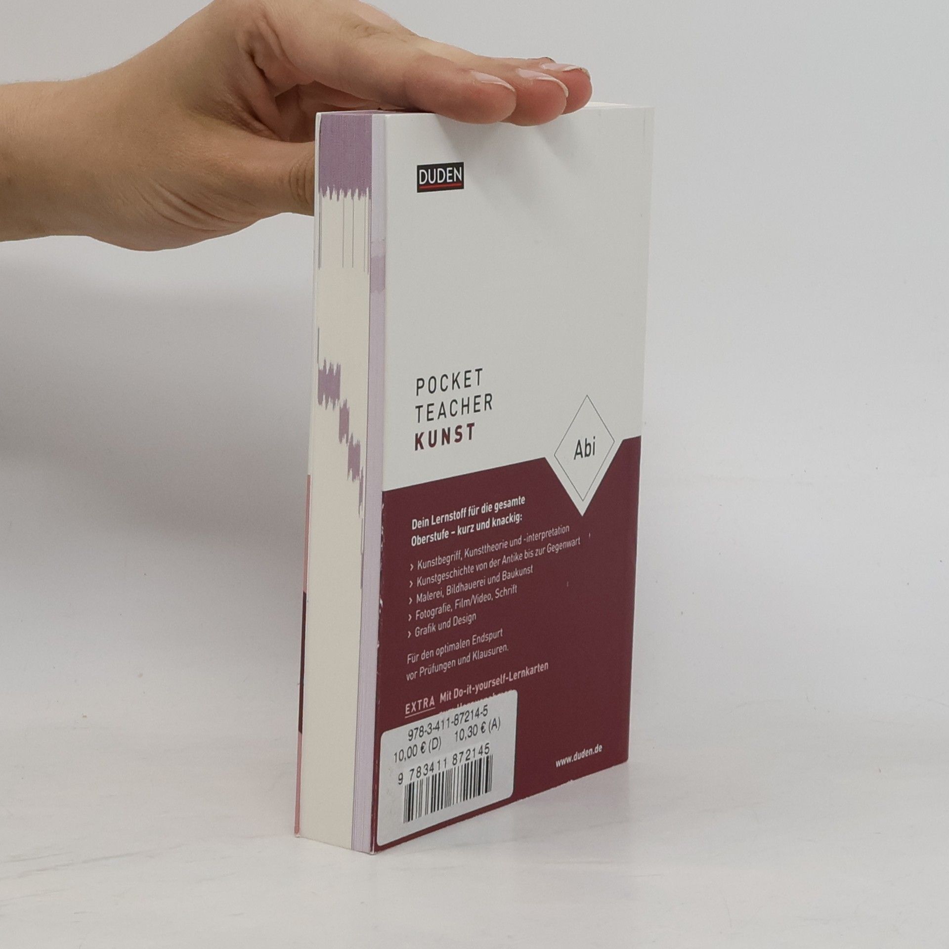Stella Hartstack Duden, Pocket Teacher Kunst - Abi