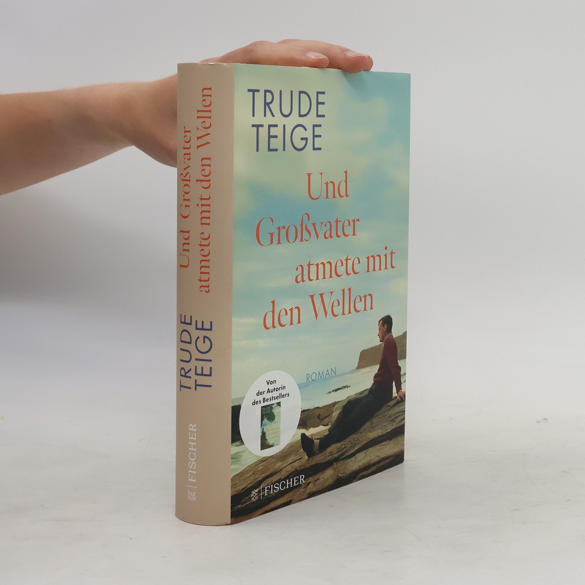 Trude Teige Und Großvater atmete mit den Wellen