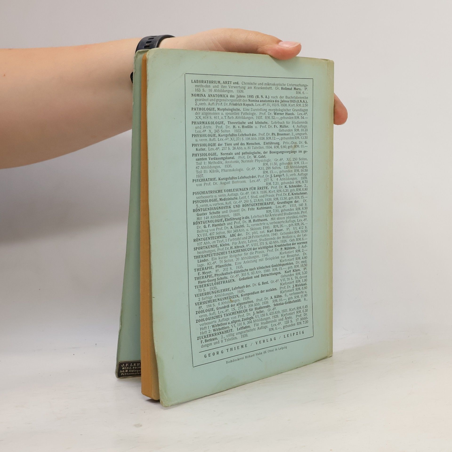 Edgar von Gierke Taschenbuch der Pathologischen Anatomie