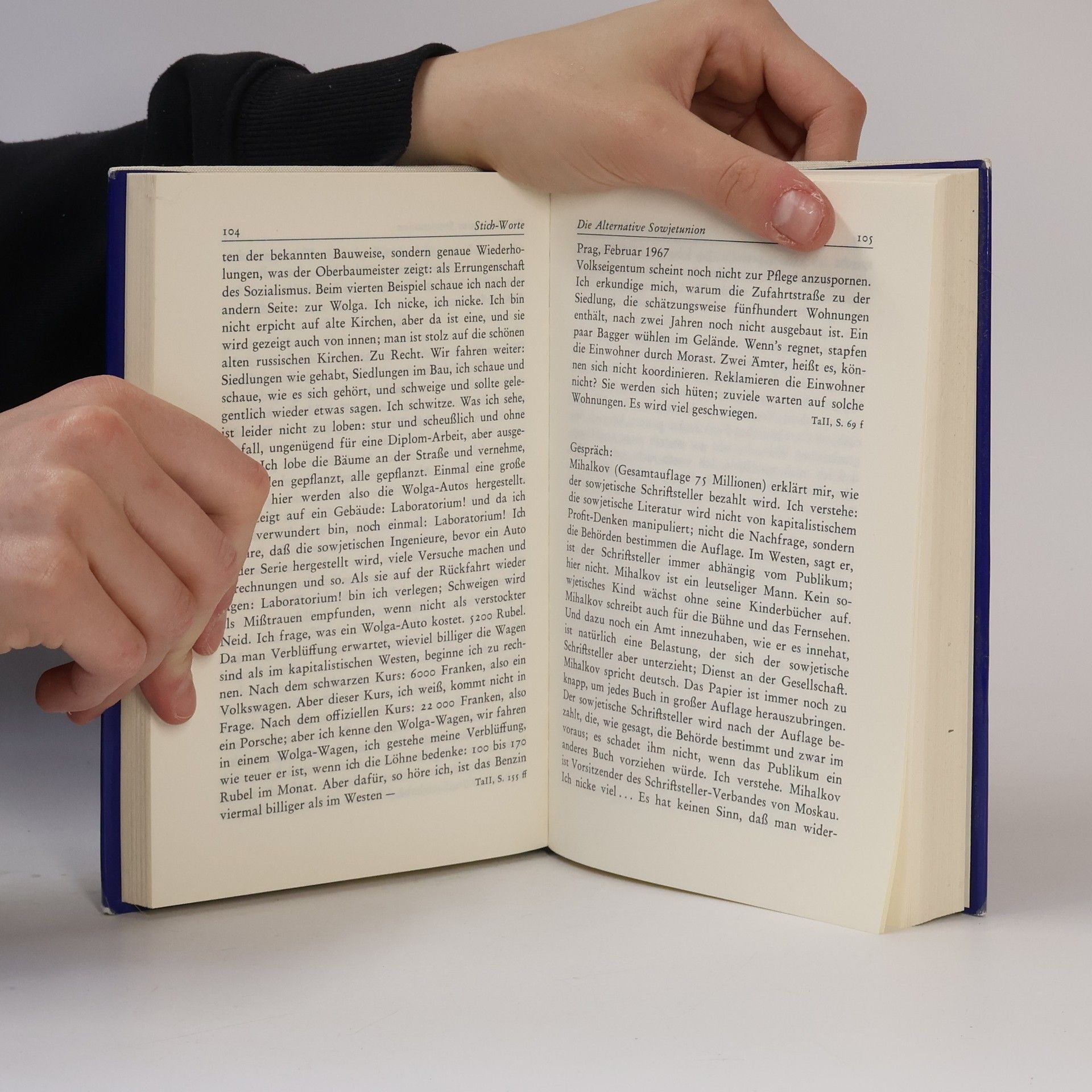 Max Frisch Stich-Worte. Ausgesucht von Uwe Johnson