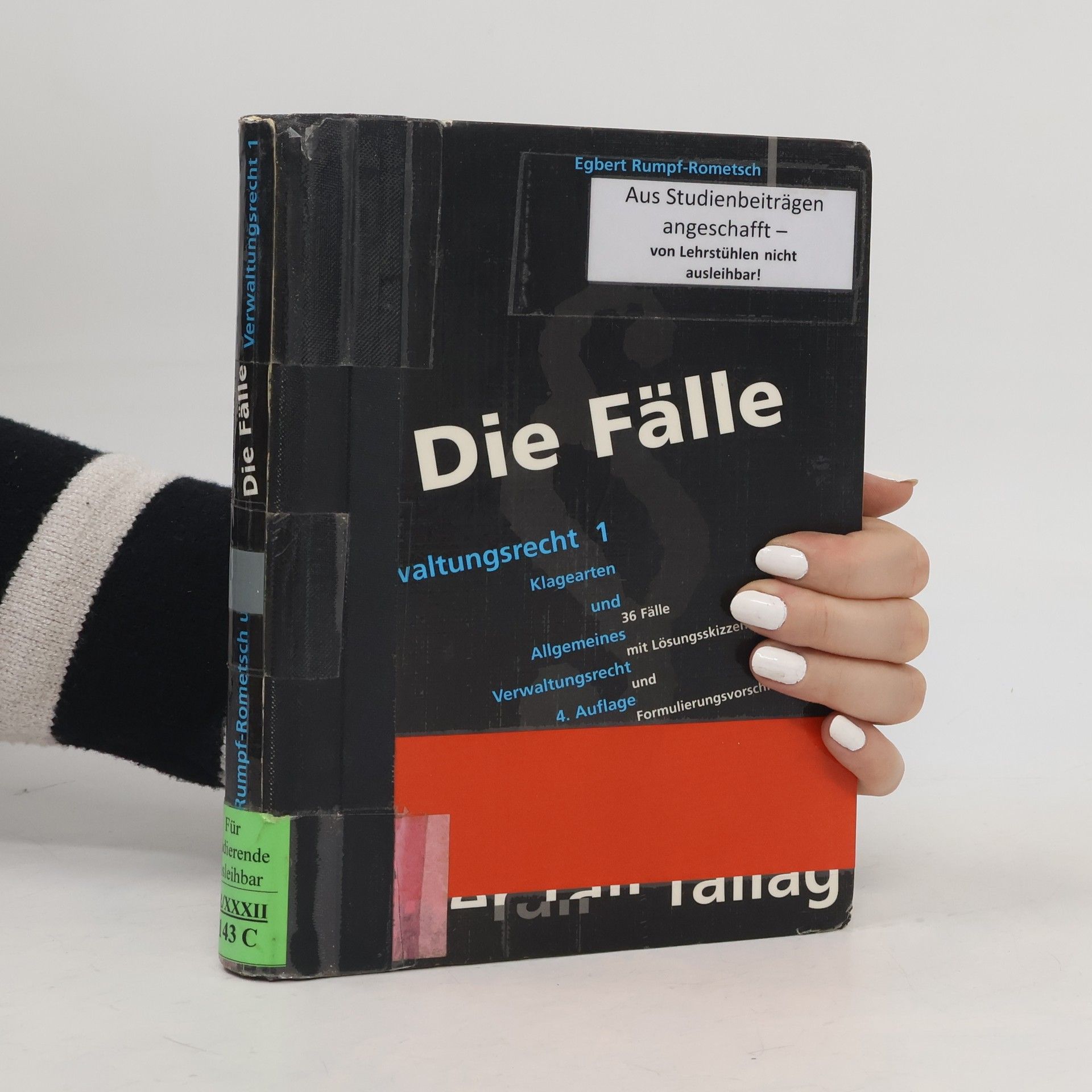 Egbert Rumpf-Rometsch Verwaltungsrecht - 1: Die Fälle