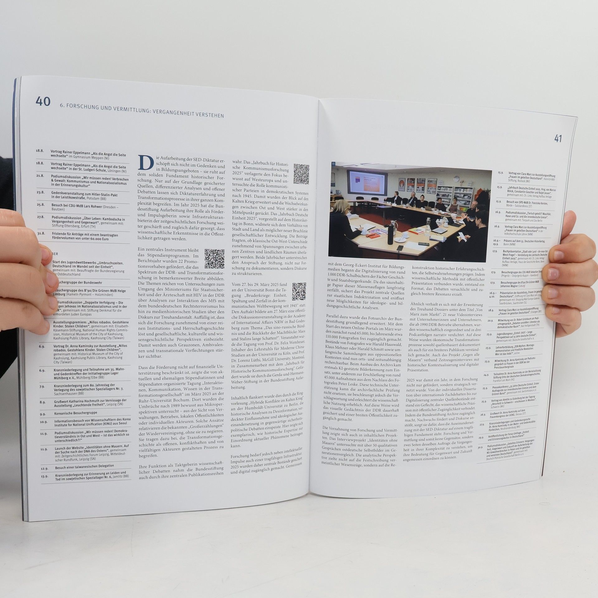 Ulrich Mählert Tätigkeitsbericht 2025/2026