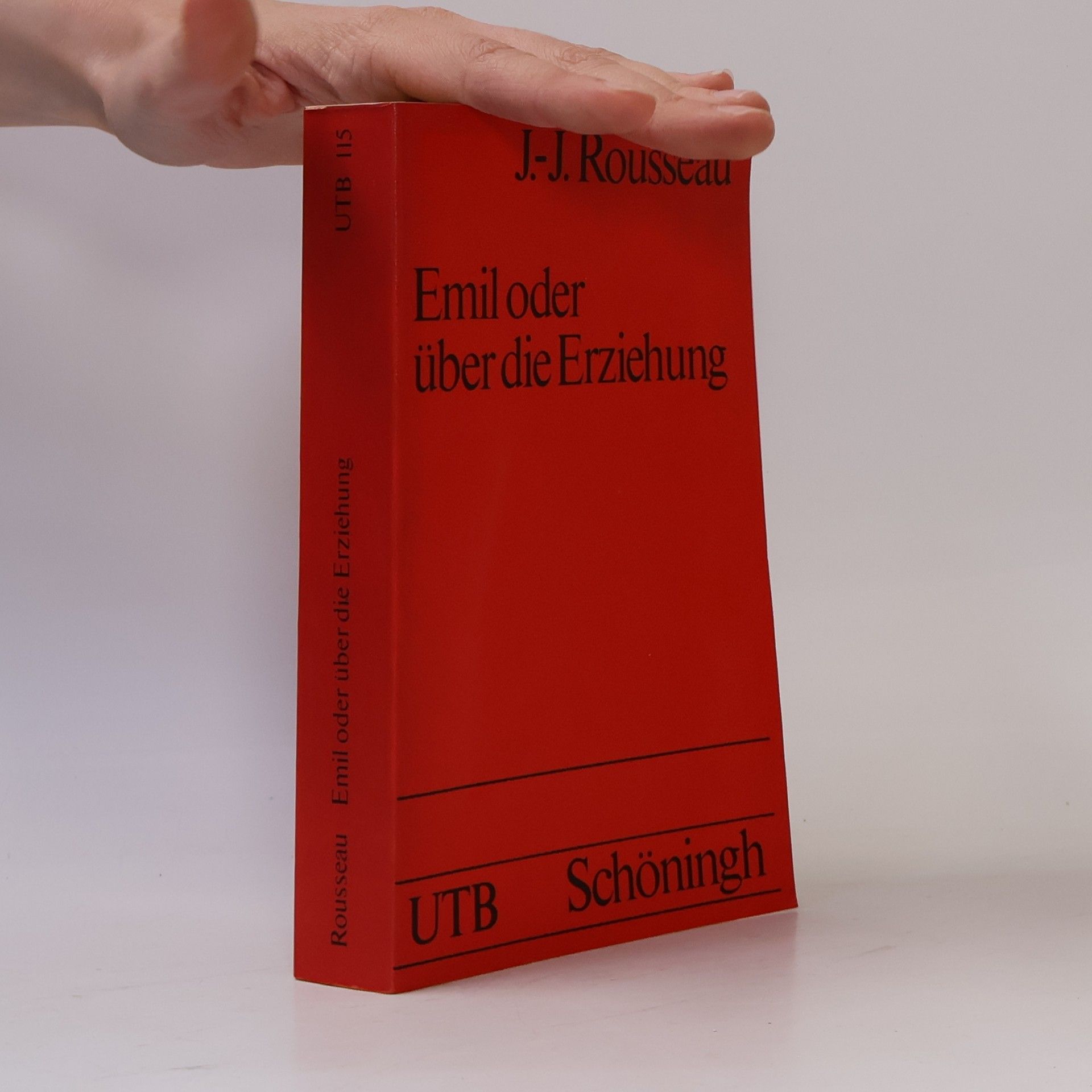 Jean Jacques Rousseau Emil oder über die Erziehung