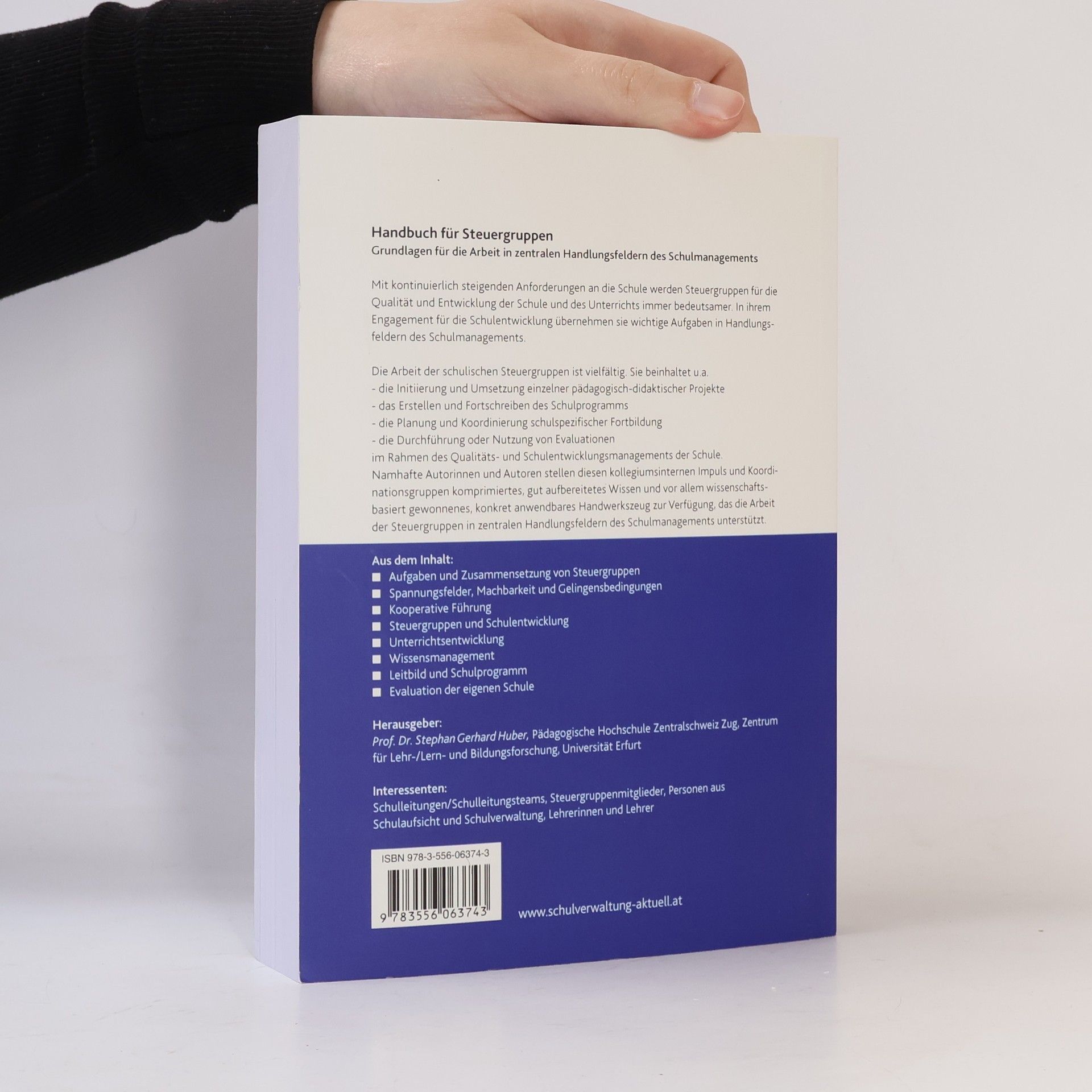 Stephan Gerhard Huber Handbuch für Steuergruppen