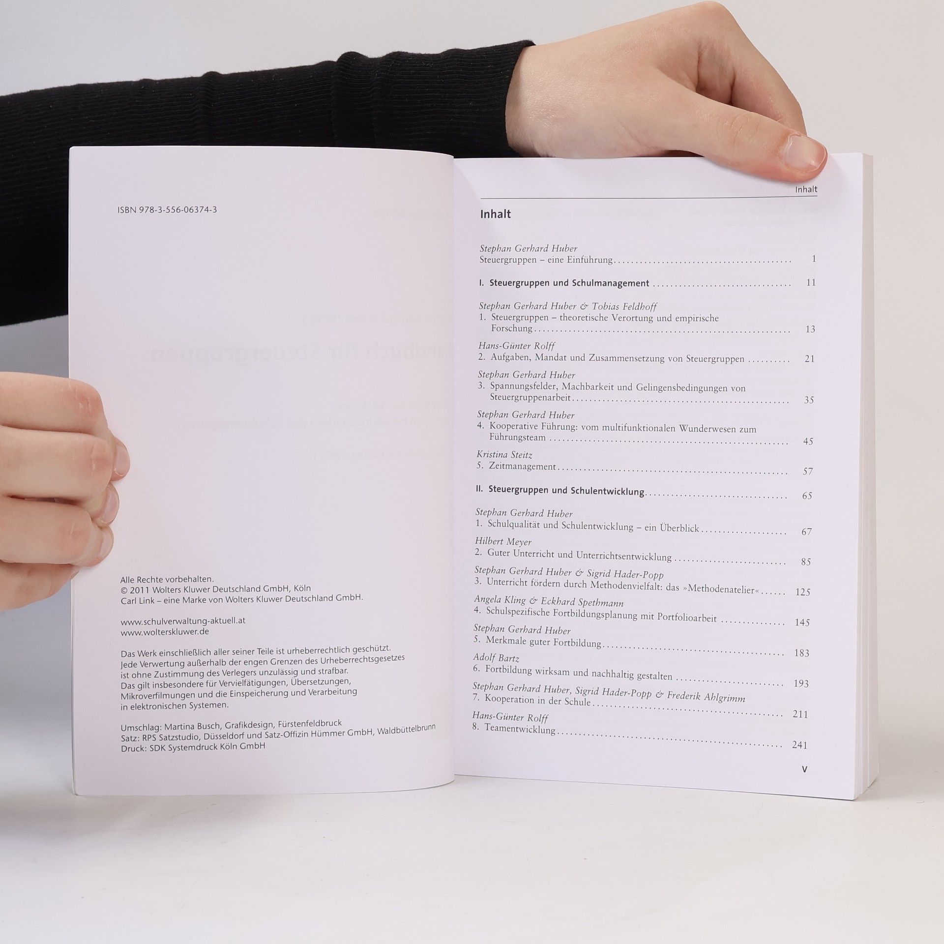 Stephan Gerhard Huber Handbuch für Steuergruppen