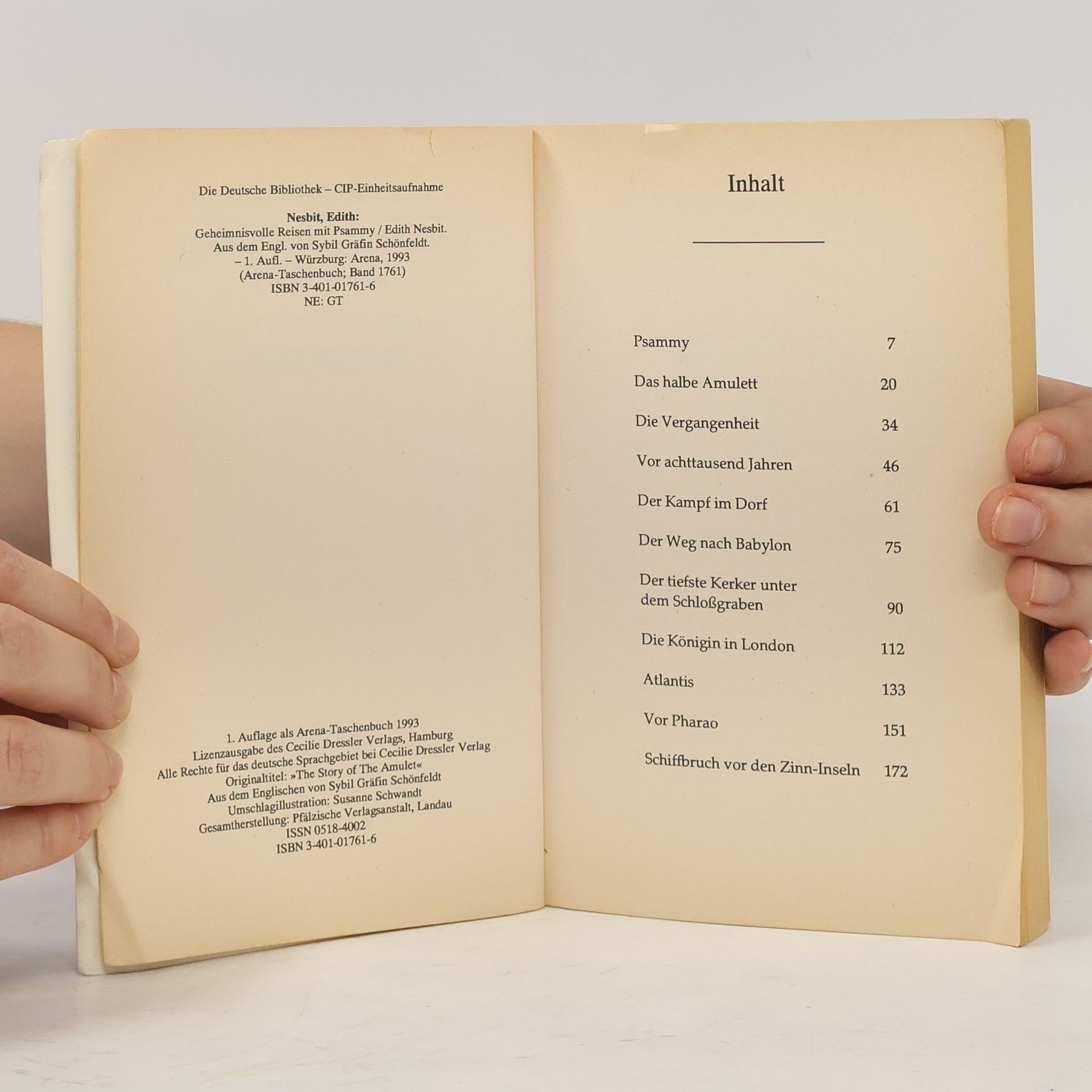 Edith Nesbit Arena Taschenbücher: Geheimnisvolle Reisen mit Psammy