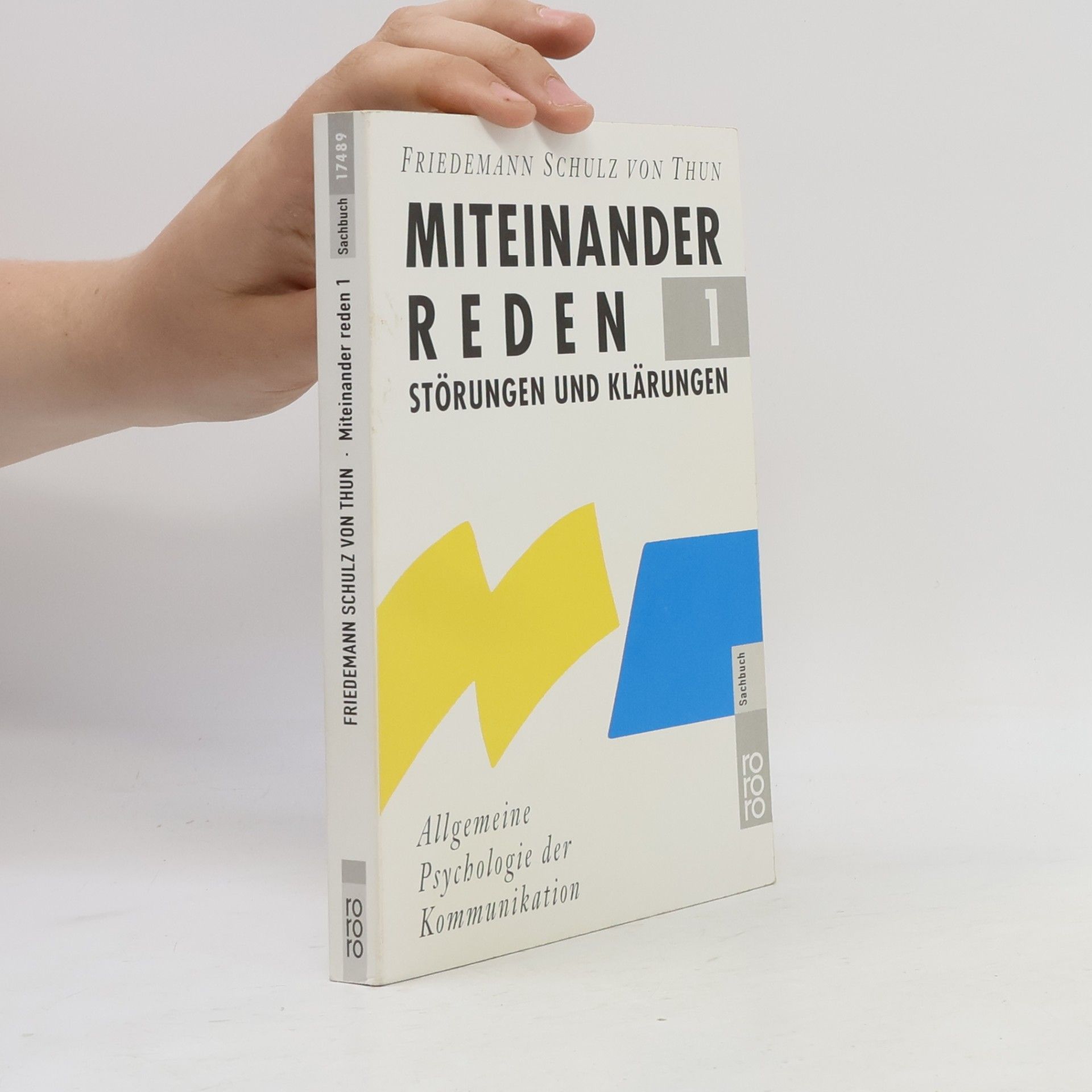 Miteinander reden 1. Störungen und Klärungen