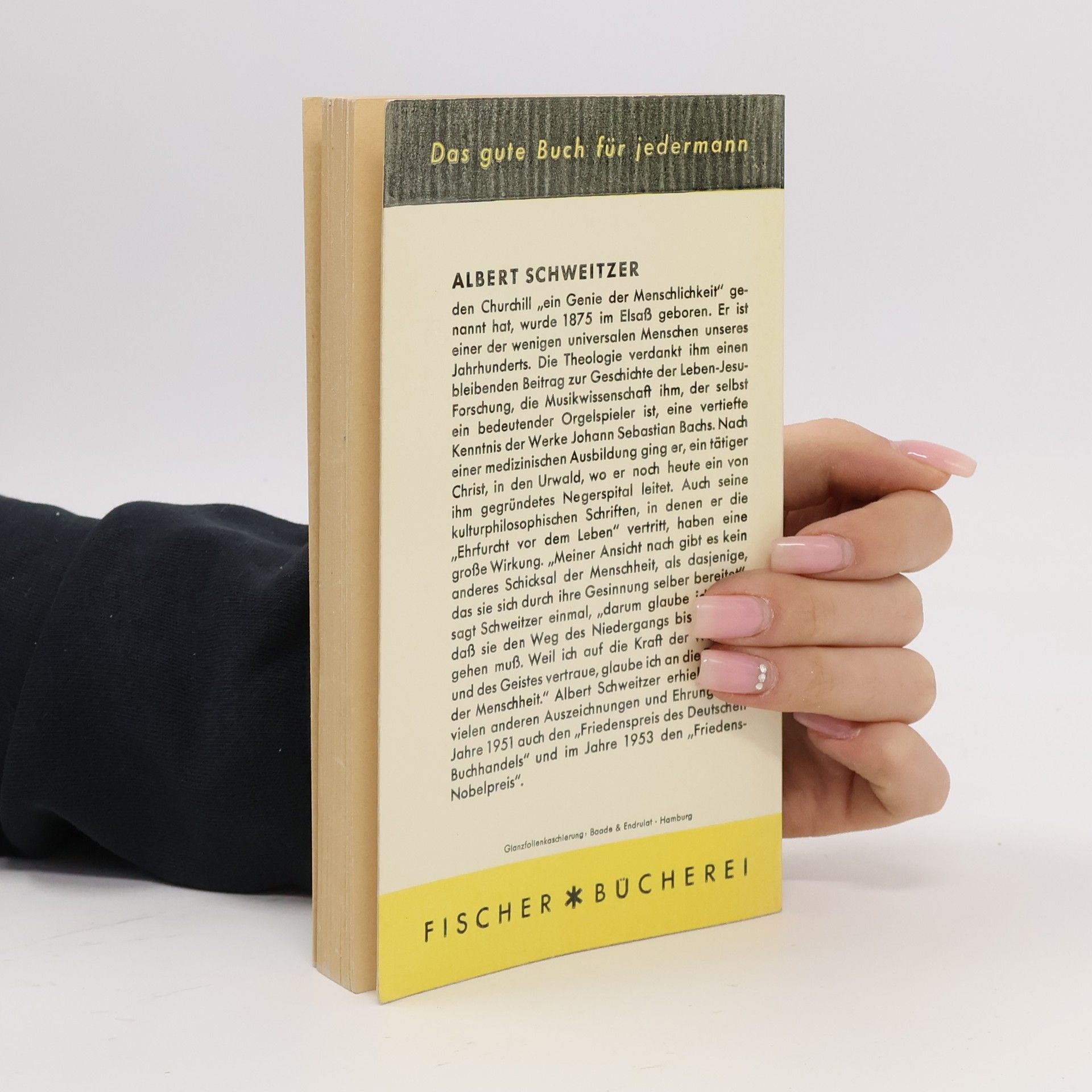 Albert Schweitzer Aus meinem Leben und Denken
