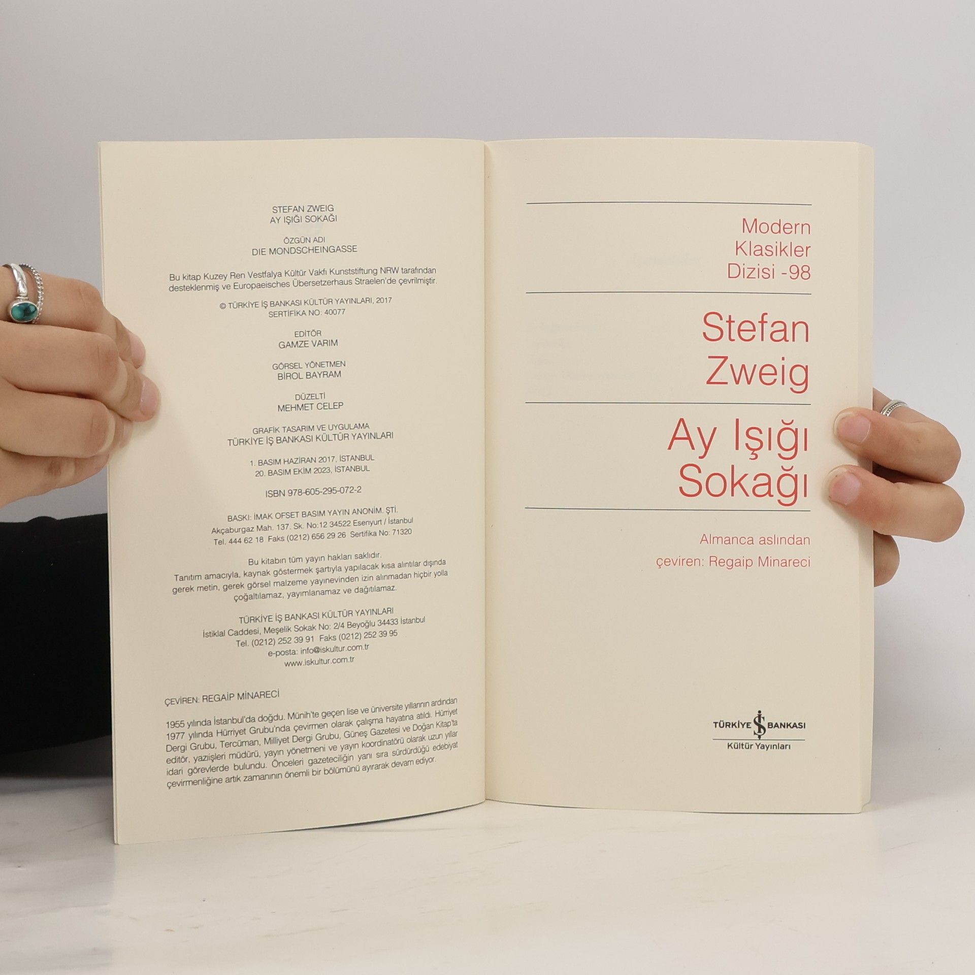 Stefan Zweig Modern Klasikler Dizisi - 98: Ay Işığı Sokağı