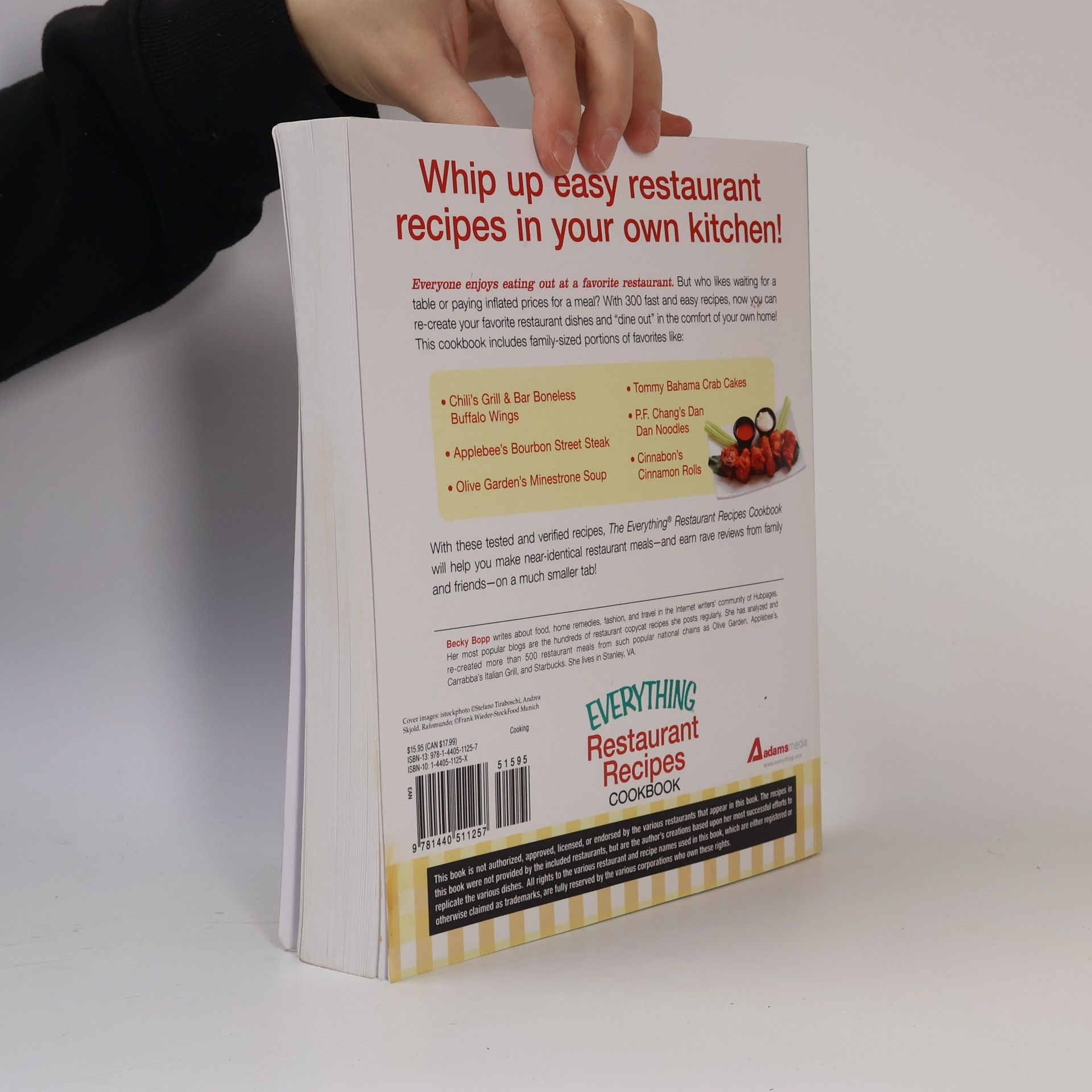 Becky Bopp The Everything Restaurant Recipes Cookbook