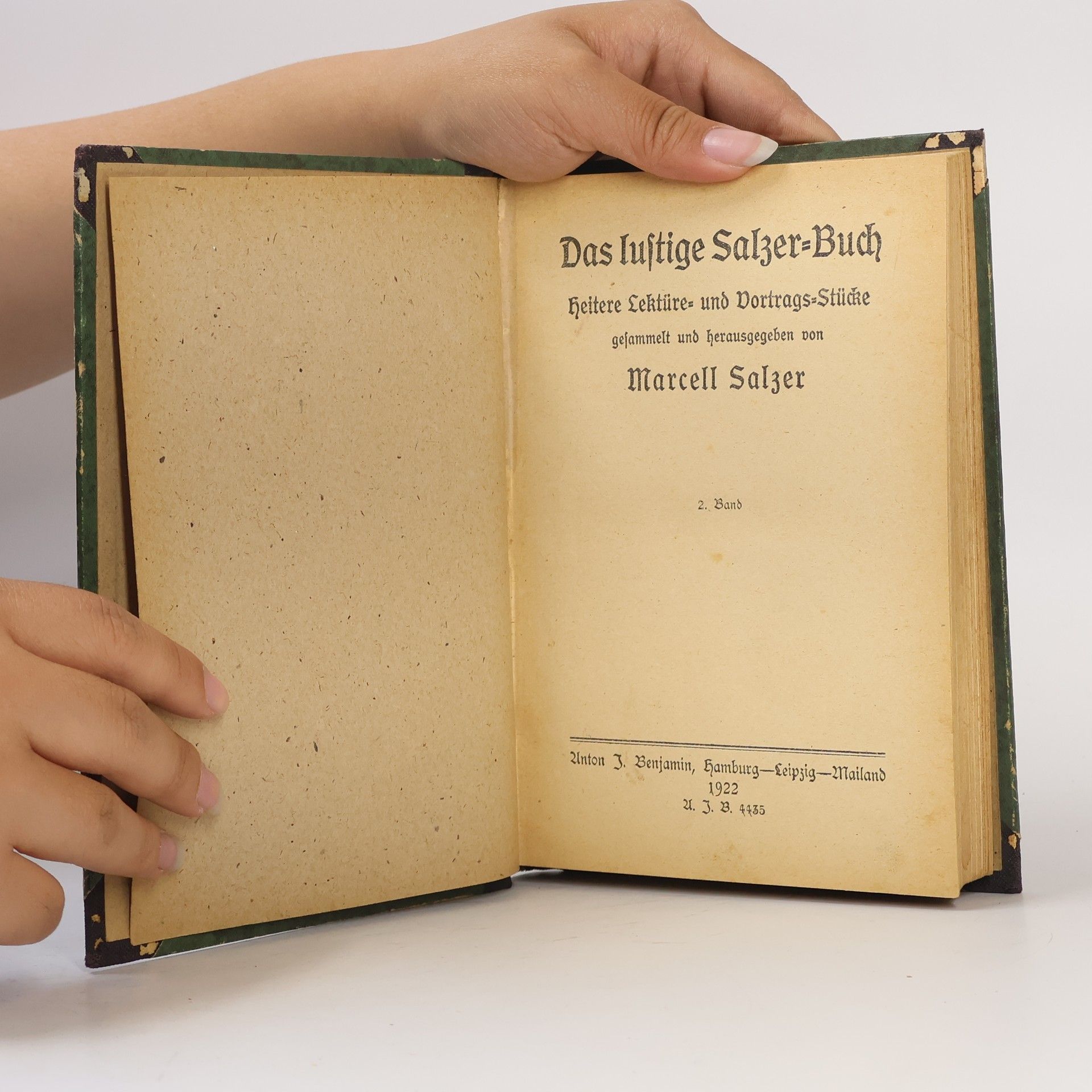 Marcell Salzer Das lustige Salzer-Buch II. Band