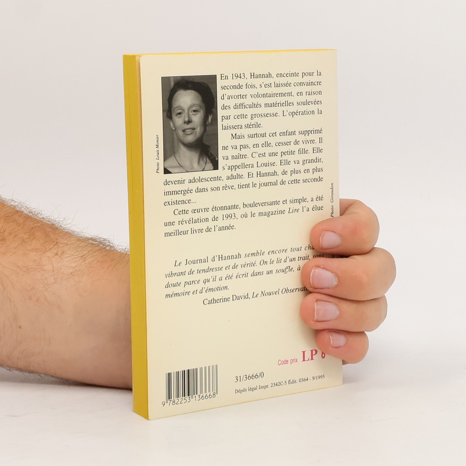 Louise Lambrichs Livre de Poche - 13666: Journal d'Hannah
