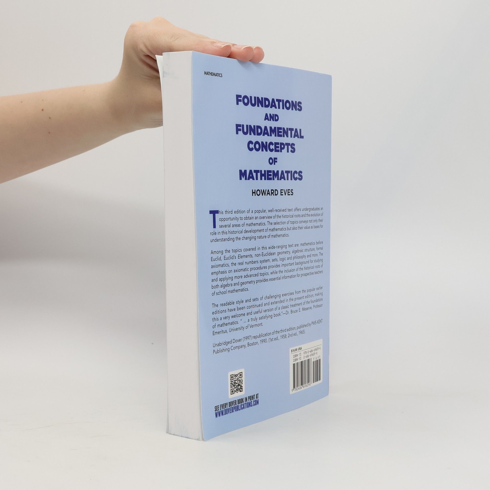 Howard Whitley Eves Foundations and Fundamental Concepts of Mathematics