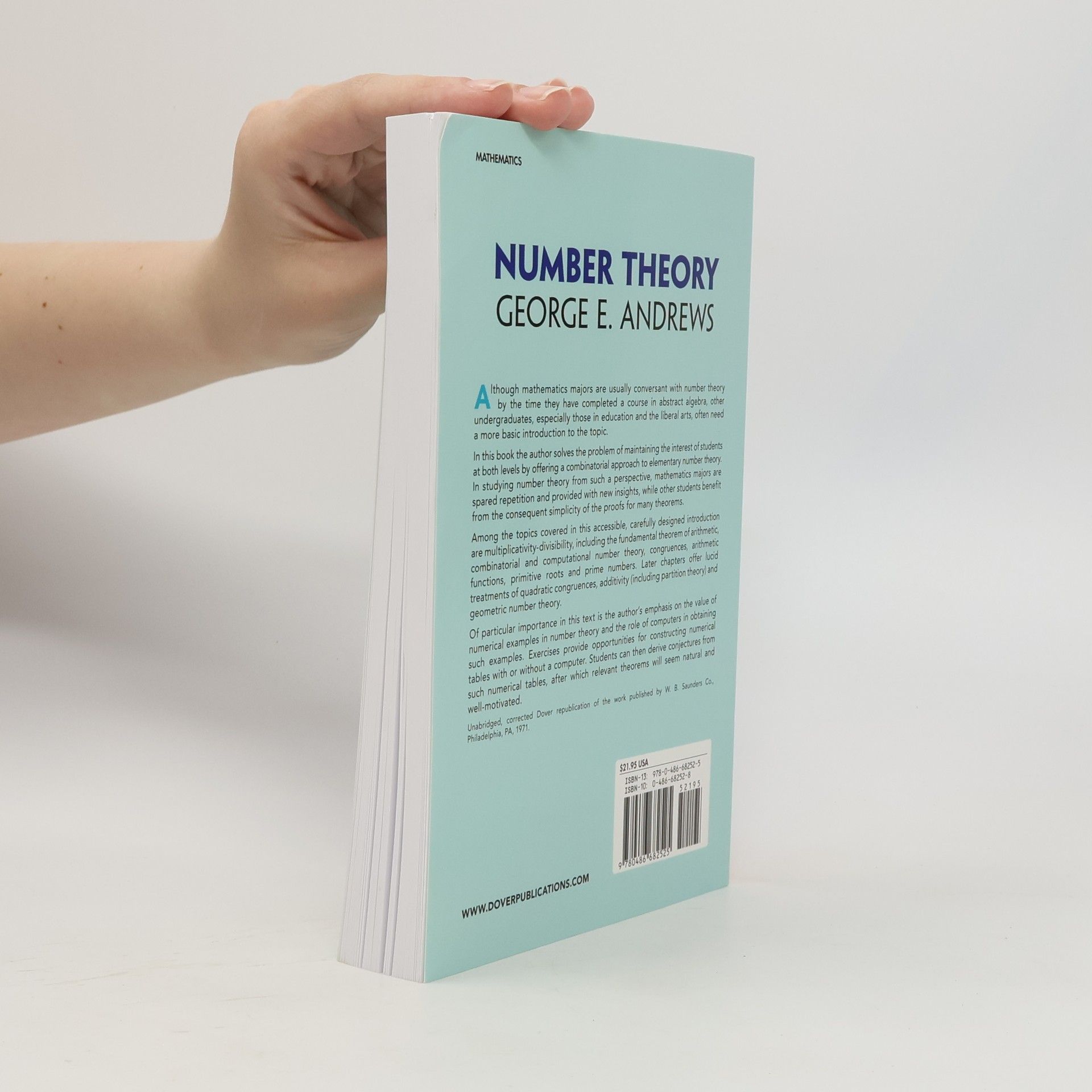 George E. Andrews Number Theory