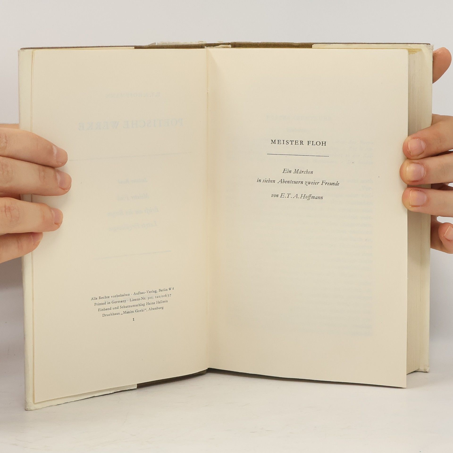 Ernst T. A. Hoffmann Poetische Werke 6