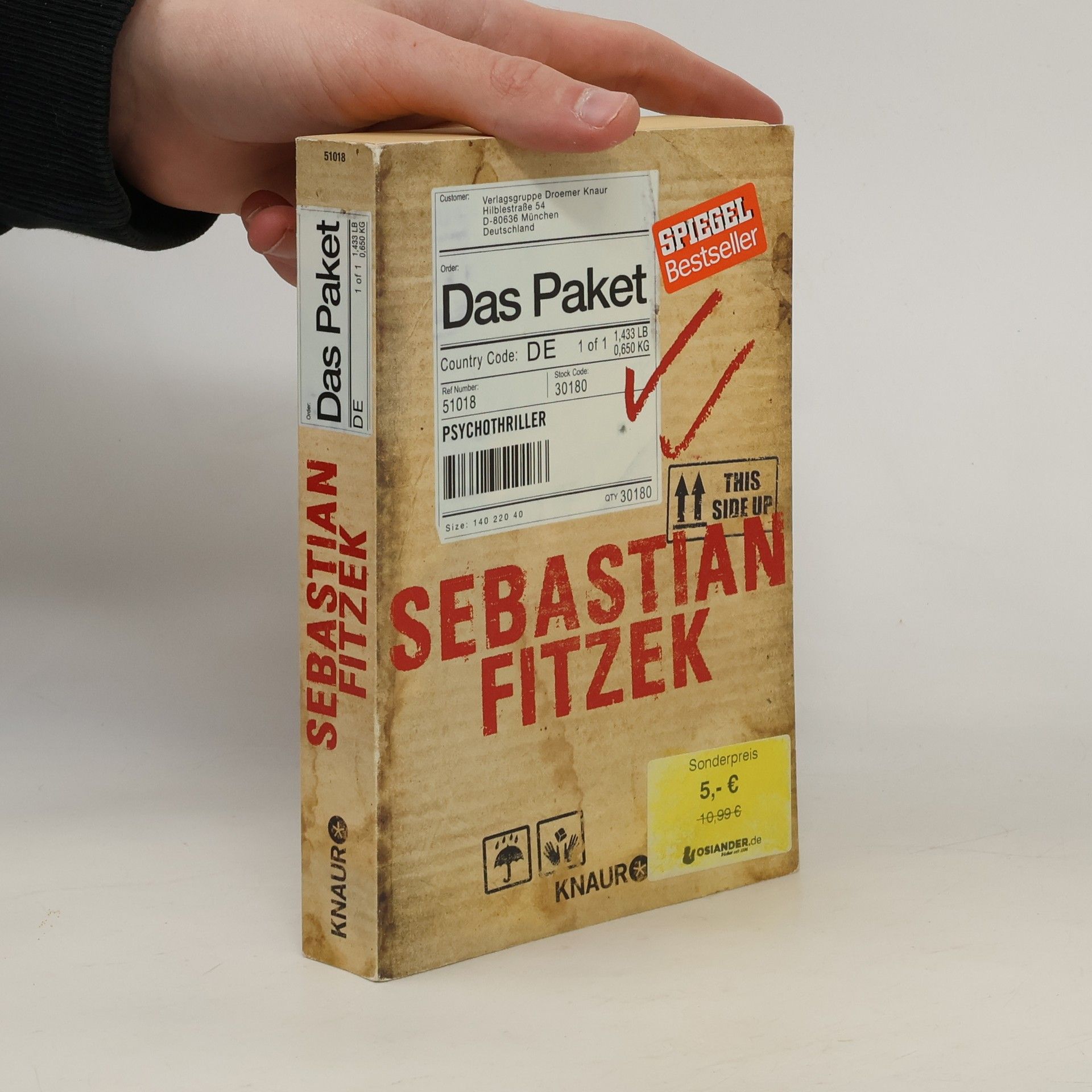 Sebastian Fitzek Das Paket