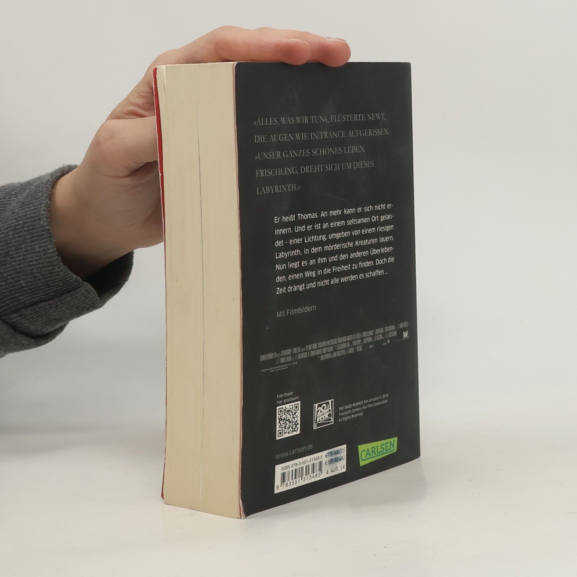 James Dashner Maze Runner, die Auserwählten im Labyrinth